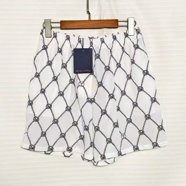 Louis Vuitton Louis Vuitton SS23 Silk Diamond Print Shorts Size 36" / US 14 / IT 50 - 1 Thumbnail