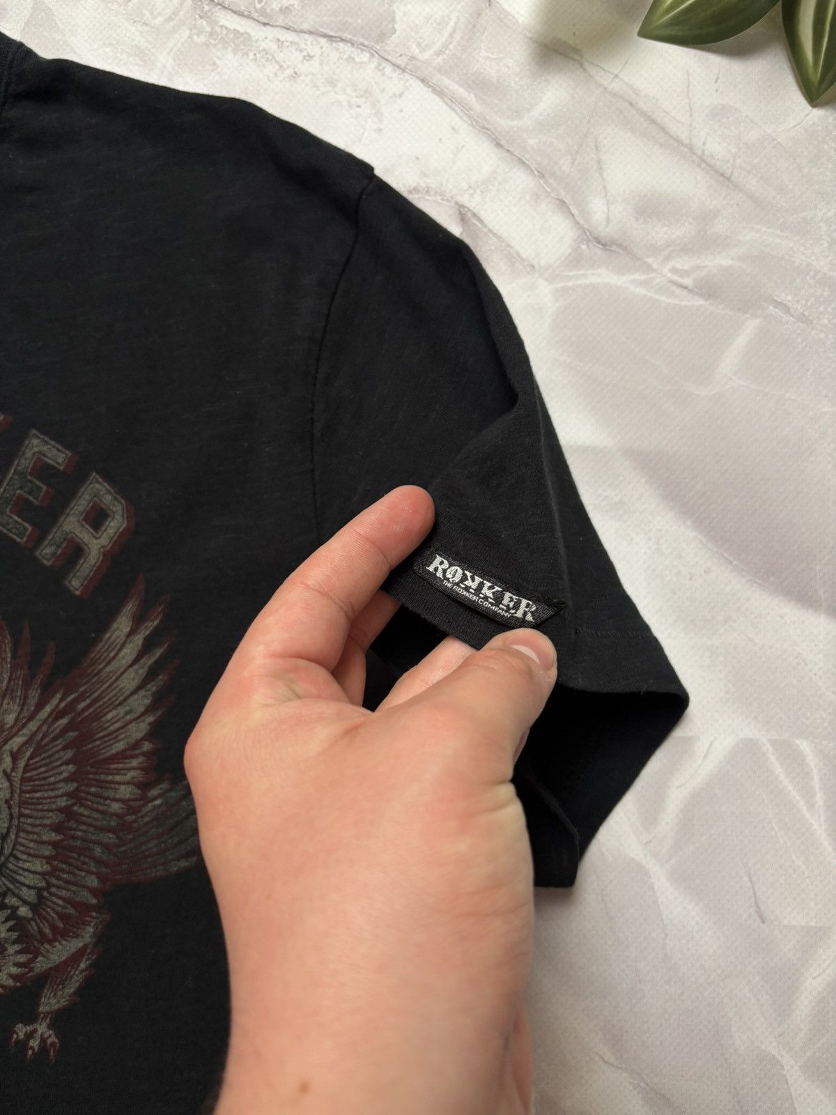 THE ROKKER COMPANY The Rokker Company T-Shirt Black Biker Graphic Print Mens S Size US S / EU 44-46 / 1 - 5 Thumbnail
