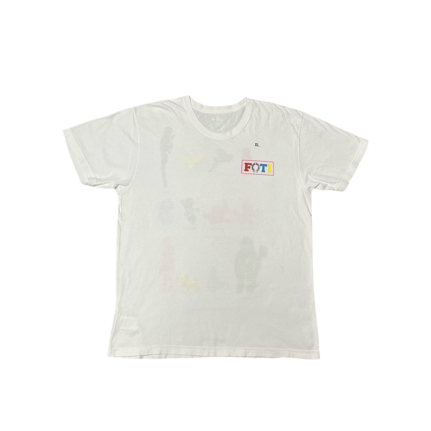 Chrome Hearts Chrome Heart Multi Color Horseshoe T-Shirt | Grailed