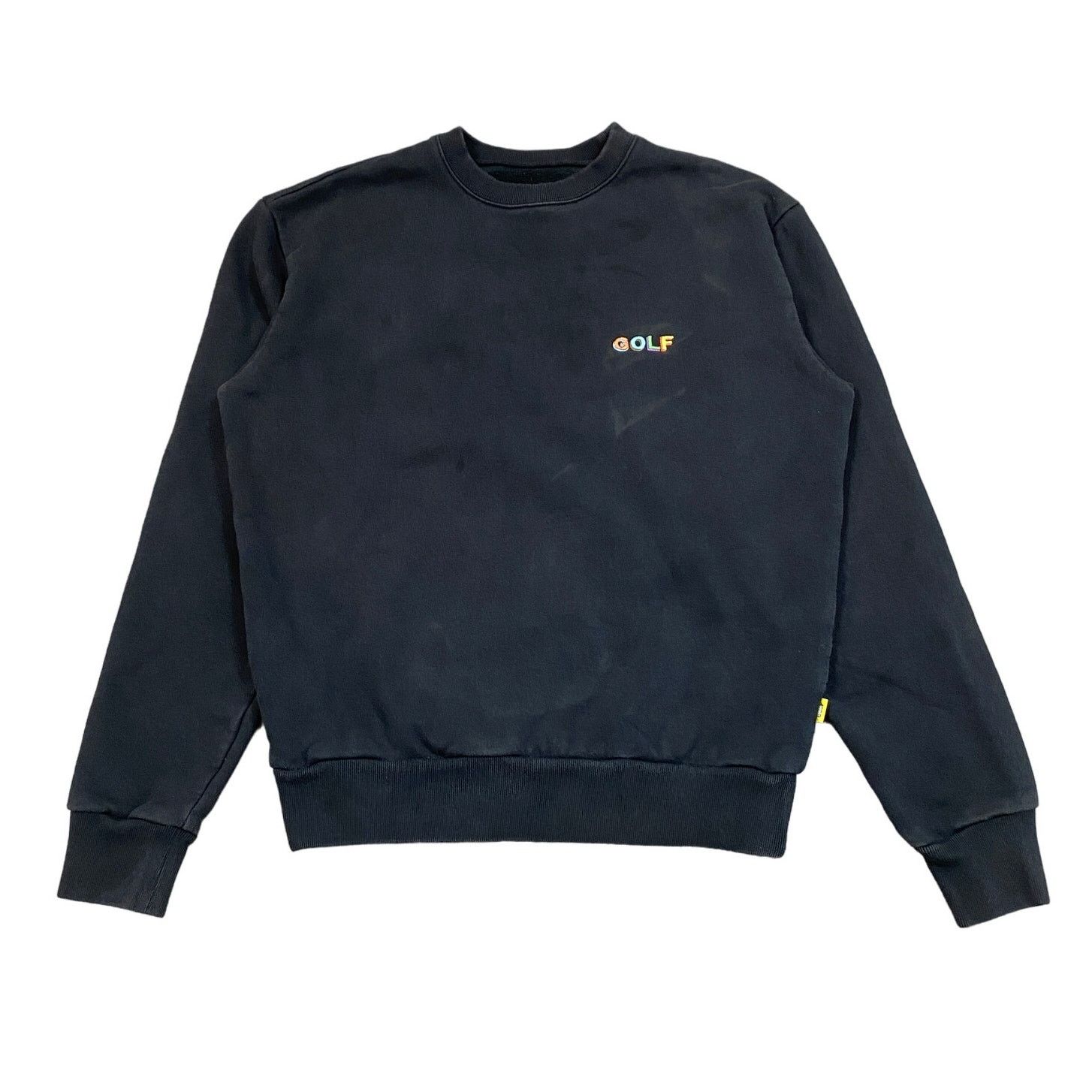 Golf Wang × Tyler The Creator Golf Wang Mini 3D 2 Tone Logo Crewneck Sweatshirt Men's XS Size US XS / EU 42 / 0 - 1 Thumbnail