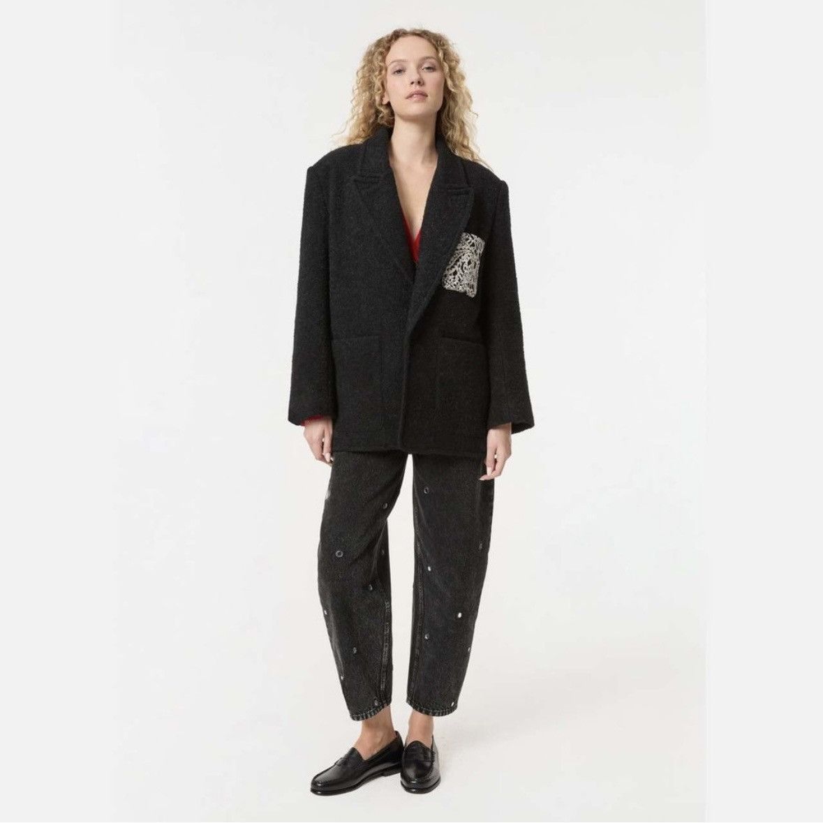 RHODE Rhode Elias Coat NWT Size ONE SIZE - 6 Thumbnail