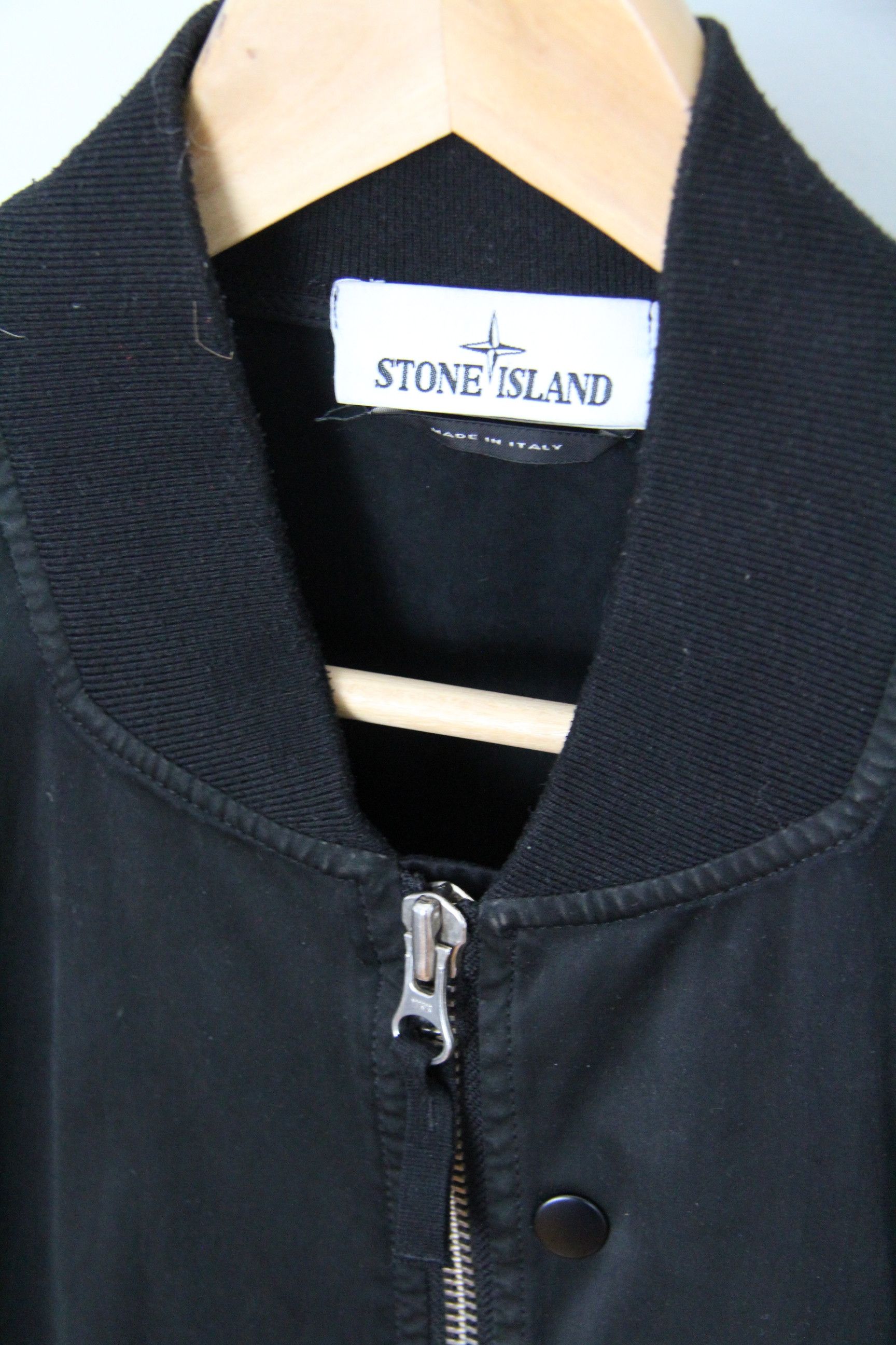 Stone Island David TC Black Bomber Size US L / EU 52-54 / 3 - 2 Thumbnail