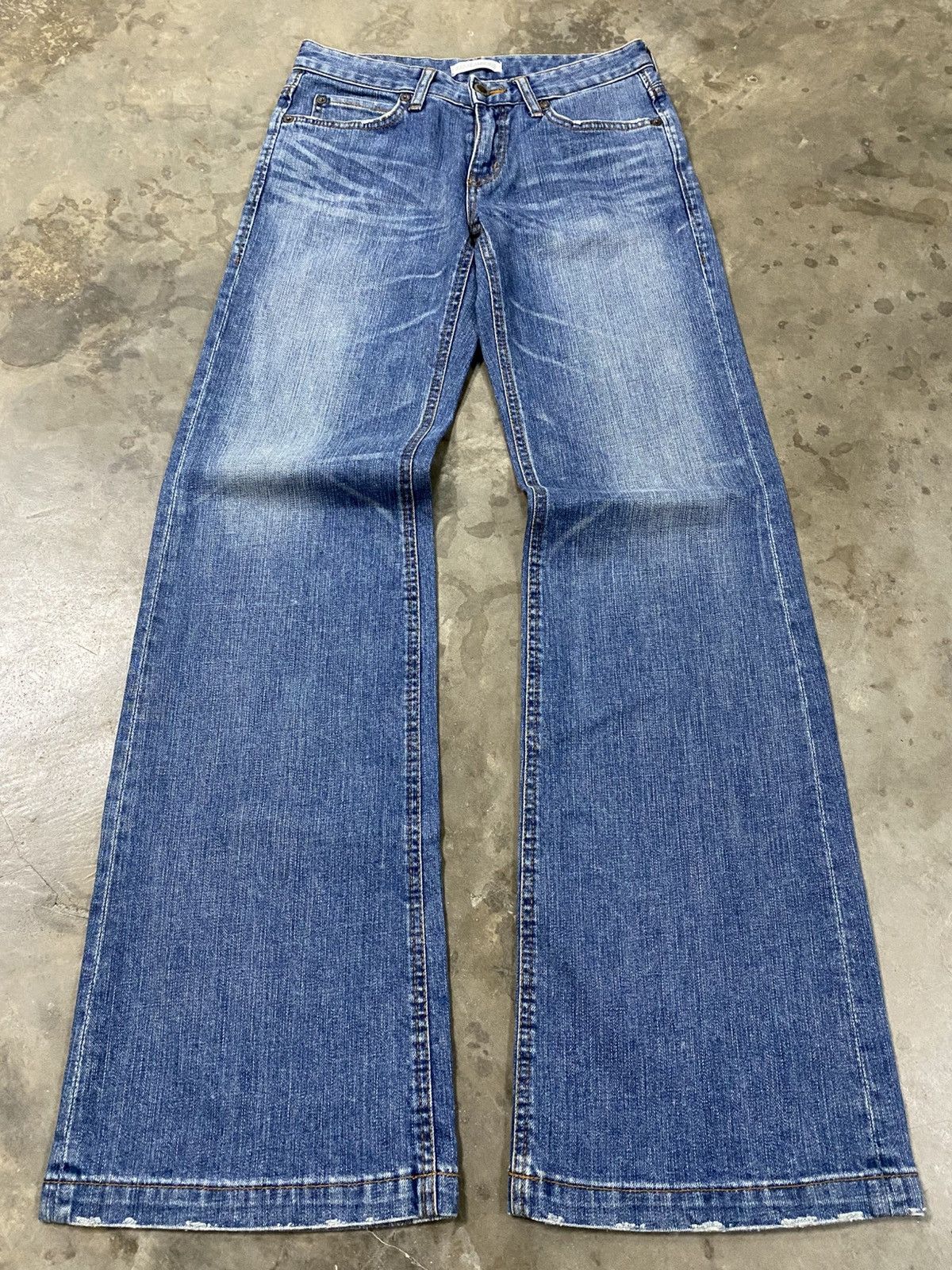 Hysteric Glamour × If Six Was Nine × Tornado Mart Flare Jeans Japanese Brappers Washed Blue @256 Size US 27 - 7 Thumbnail