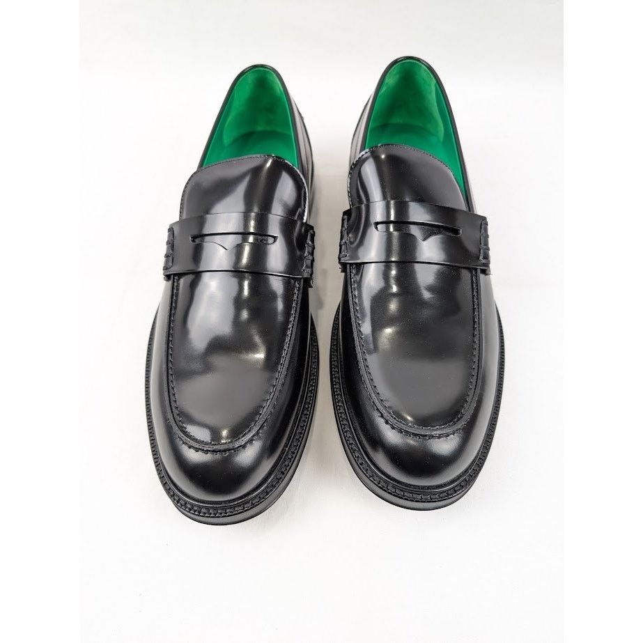 Bottega Veneta o1rshd1 Brush Okinawa Level Loafers in Black Size US 8 / EU 41 - 13 Thumbnail
