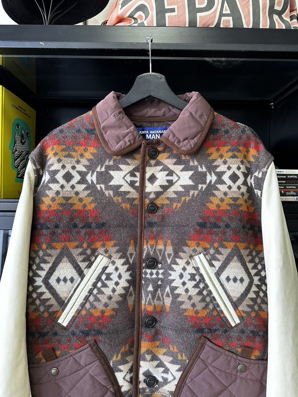 Comme des Garcons Junya Watanabe Man CDG Pendleton Navajo Jacket Size US L / EU 52-54 / 3 - 4 Thumbnail