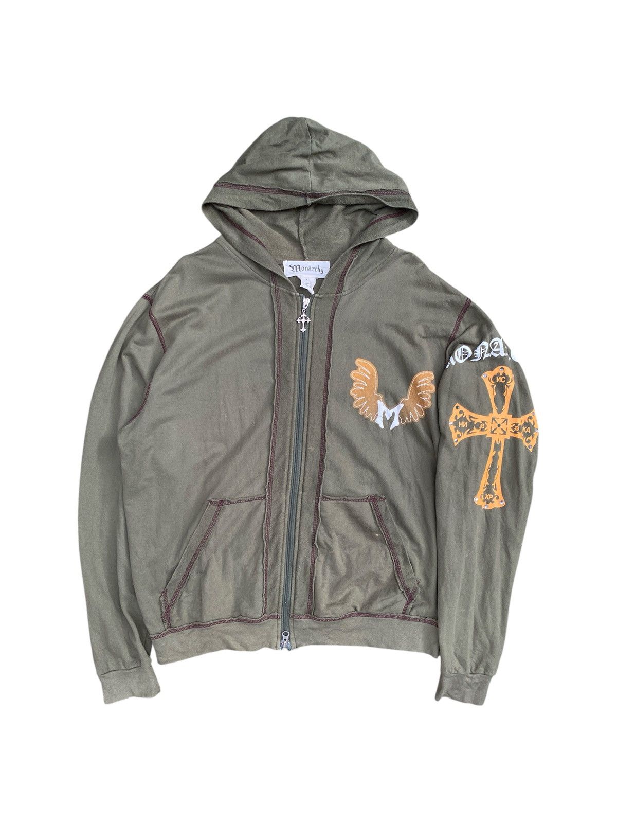 If Six Was Nine Japanese Monarchy Cross CH logo Vkei lgb kmrii style hoodie Size US XL / EU 56 / 4 - 1 Thumbnail