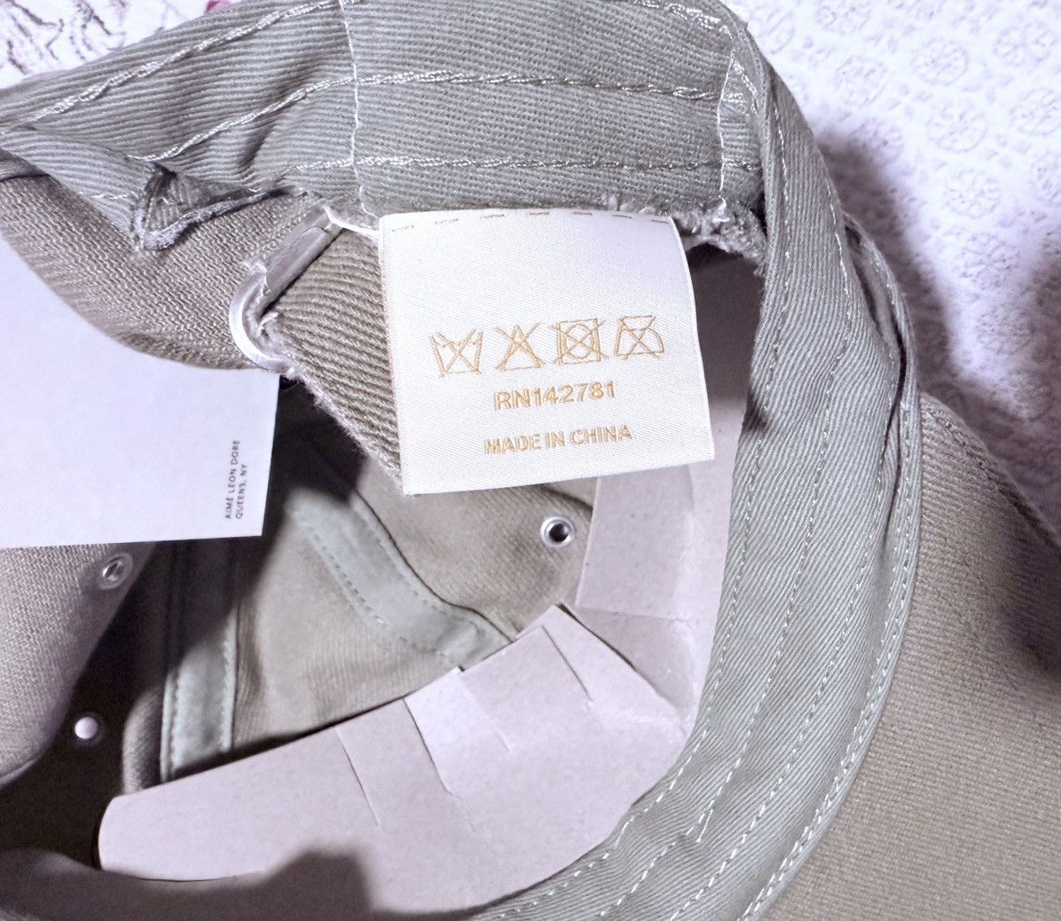 Aime Leon Dore Aime Leon Dore Washed “A” Logo Hat in “Seagrass” Cap Size ONE SIZE - 9 Thumbnail