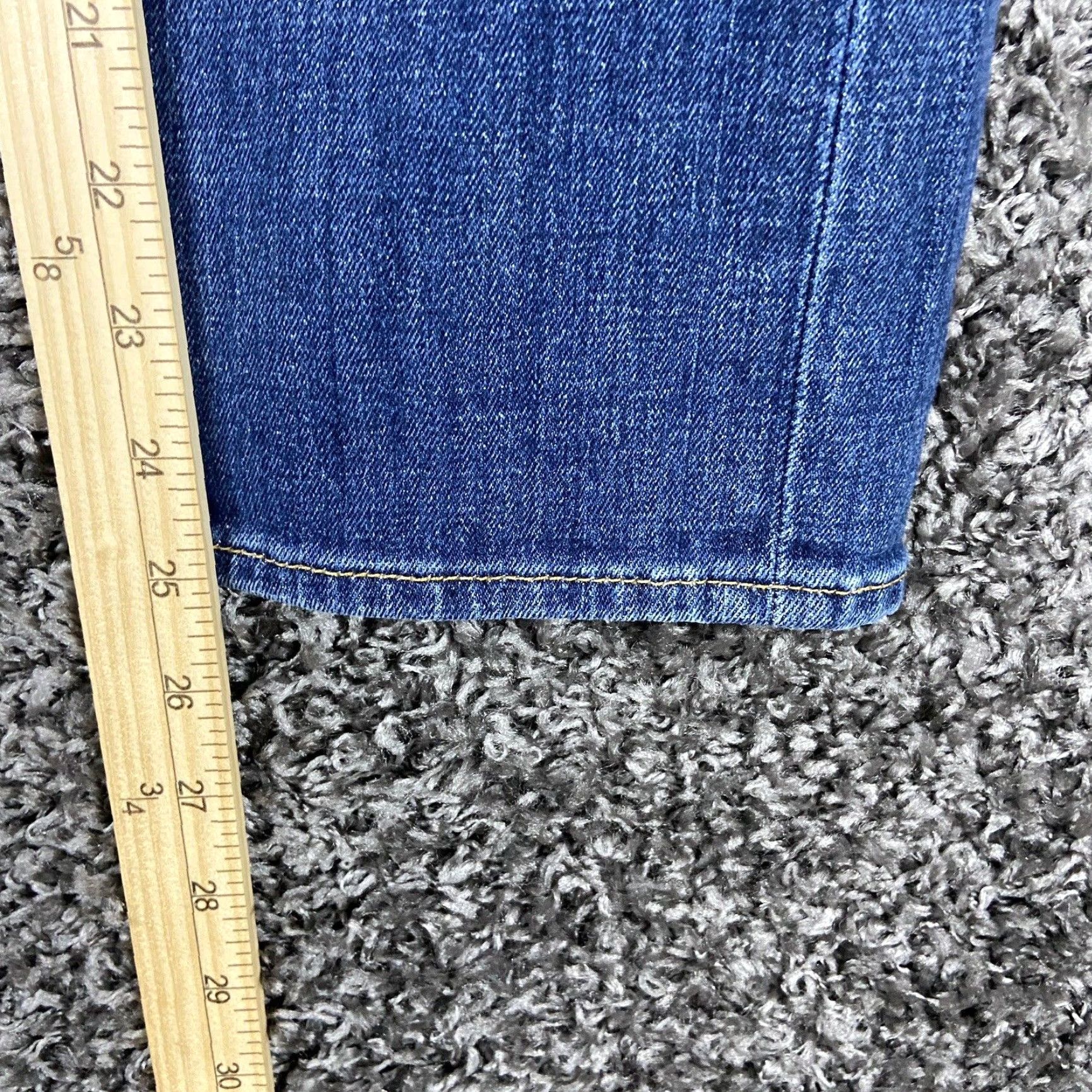 Vintage BIG STAR 1974 Rikki Low Rise Cropped Blue Jeans Womens 27 Size 27" / US 4 / IT 40 - 6 Thumbnail