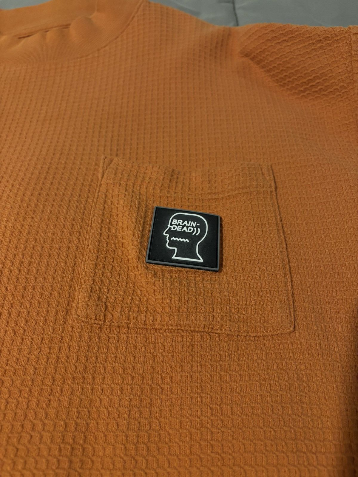 Brain Dead Qaffle Knit Mockneck T-Shirt Size US L / EU 52-54 / 3 - 6 Thumbnail