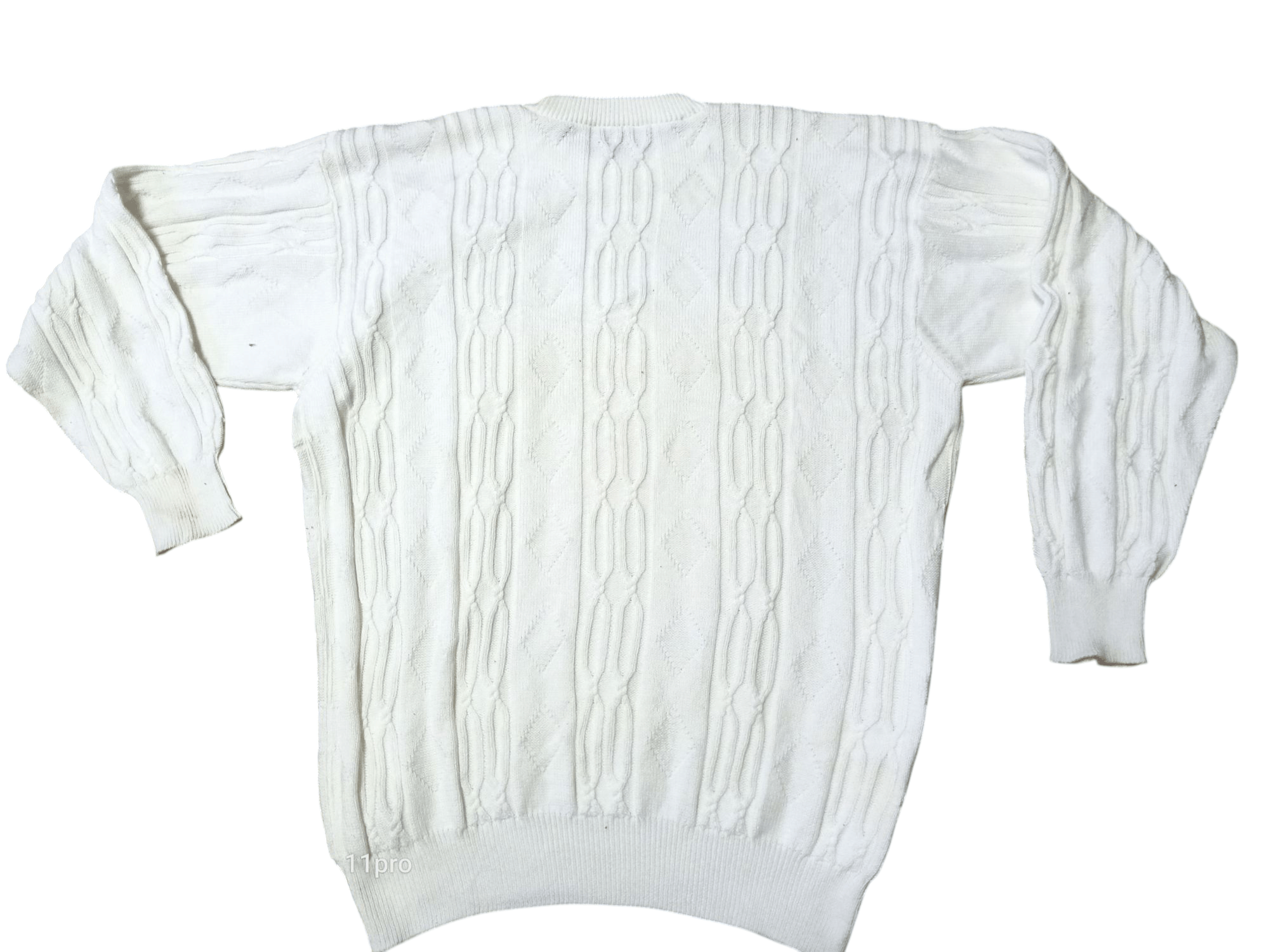 Burberry × Vintage 90s Burberrys Big Logo Of London Knitwear Men Size US L / EU 52-54 / 3 - 11 Thumbnail