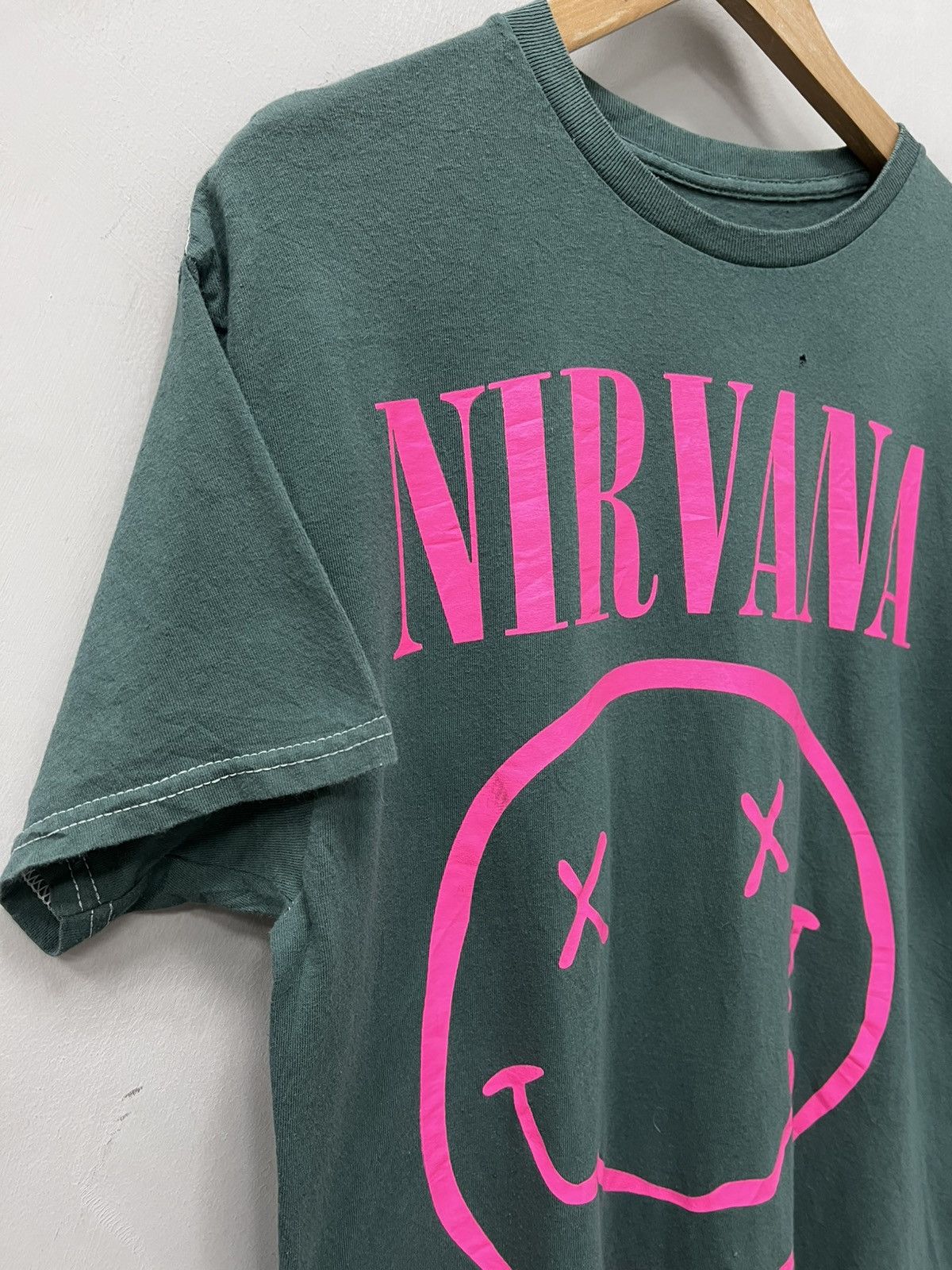 Nirvana × Vintage VINTAGE NIRVANA 90s Y2K T-shirt streetwear rockband Size US L / EU 52-54 / 3 - 5 Thumbnail
