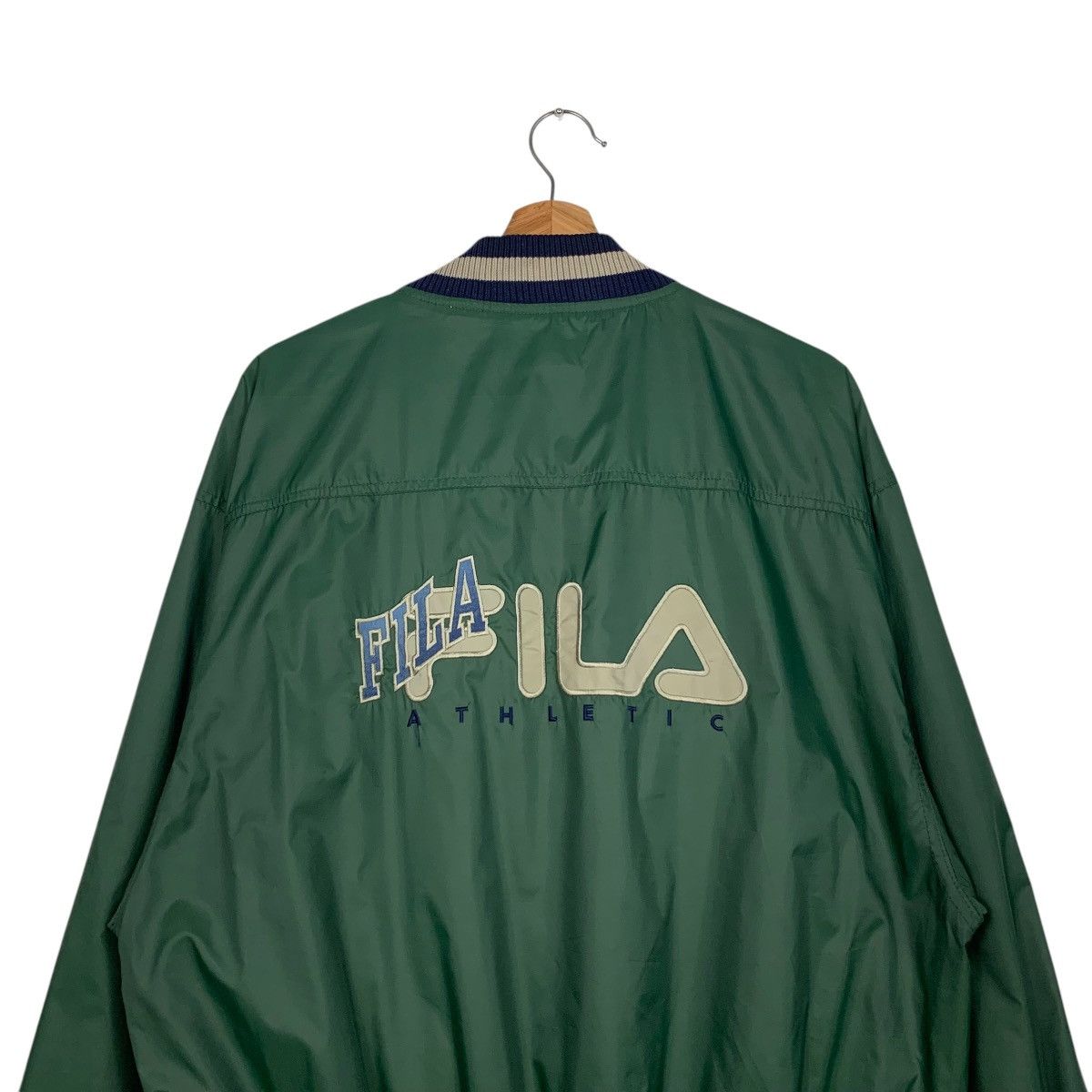 Fila Vintage 90’s FILA Big Logo Coach Jacket Varsity #2595-C117 Size US M / EU 48-50 / 2 - 8 Thumbnail