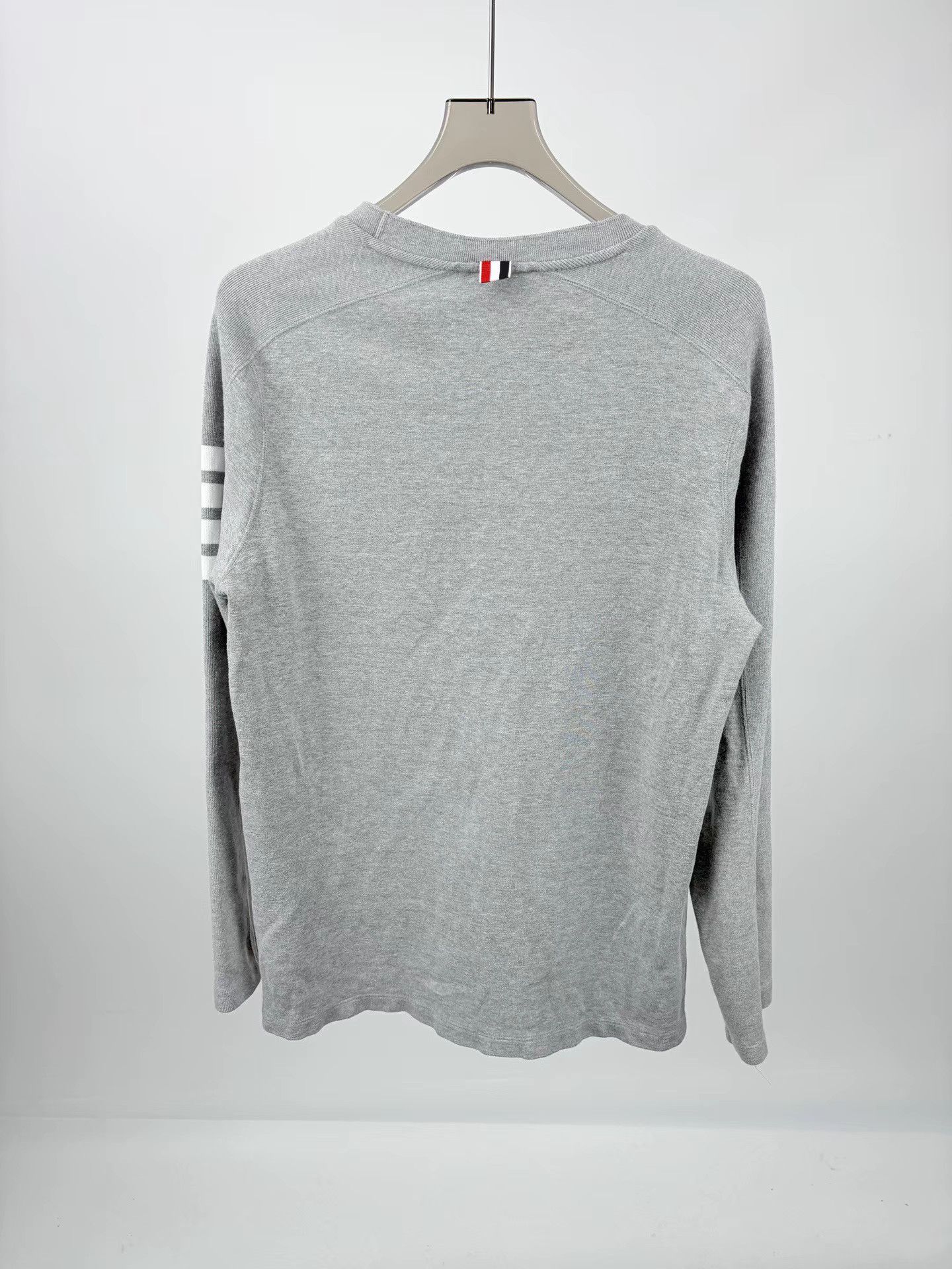 Thom Browne THOM BROWNE 4-Bar Long Sleeve Sweatshirt Size US M / EU 48-50 / 2 - 2 Thumbnail
