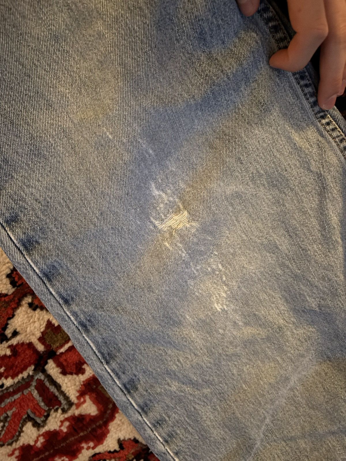 Levi's × Vintage Light Blue Washed Jeans Size US 34 / EU 50 - 3 Thumbnail