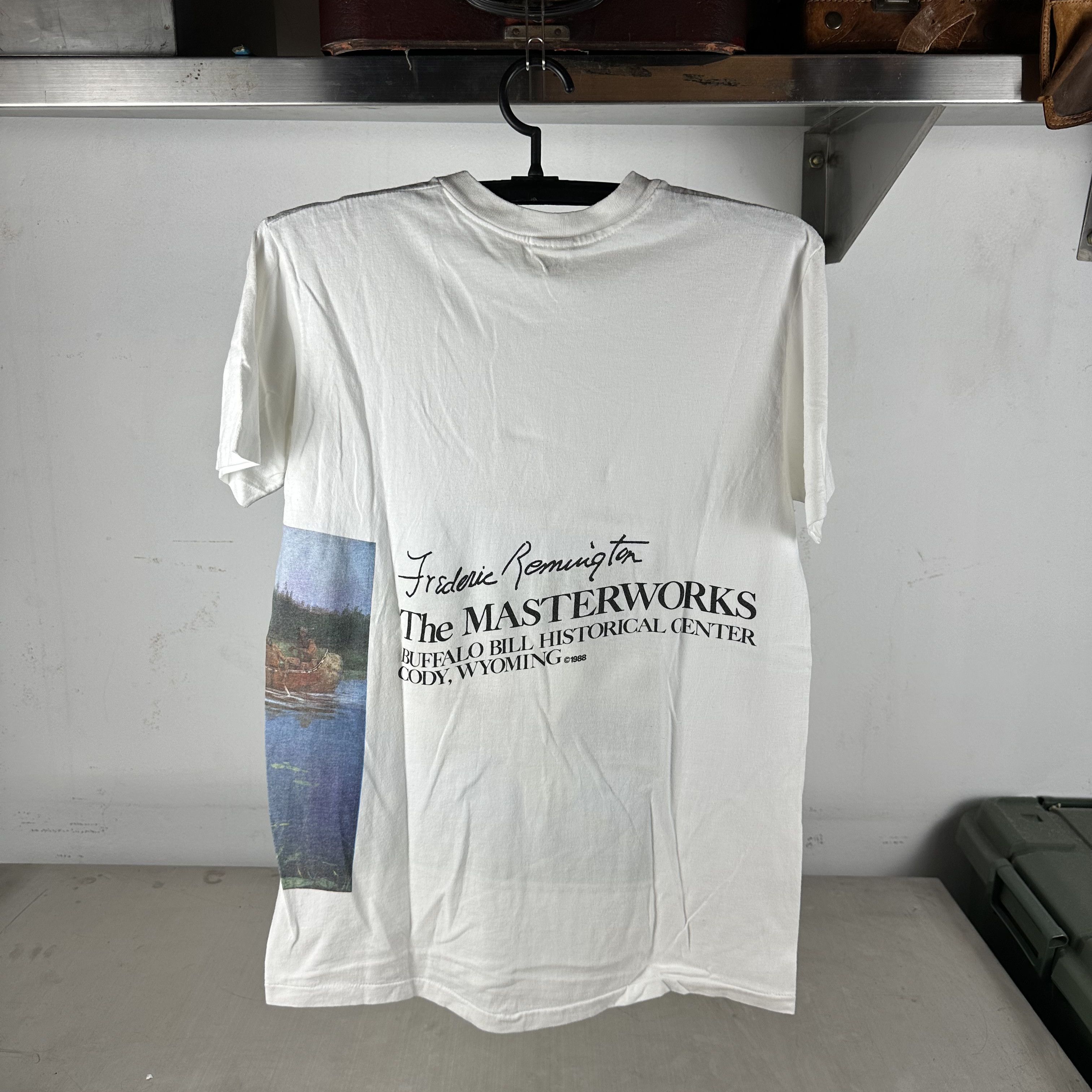 Vintage Vintage 1988 Frederic Remington The Masterworks Art T-shirt Size US M / EU 48-50 / 2 - 3 Thumbnail