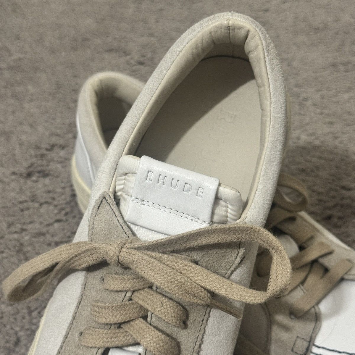 Rhude RHUDE V1 Low Sneakers in White Size US 7 / EU 40 - 5 Thumbnail