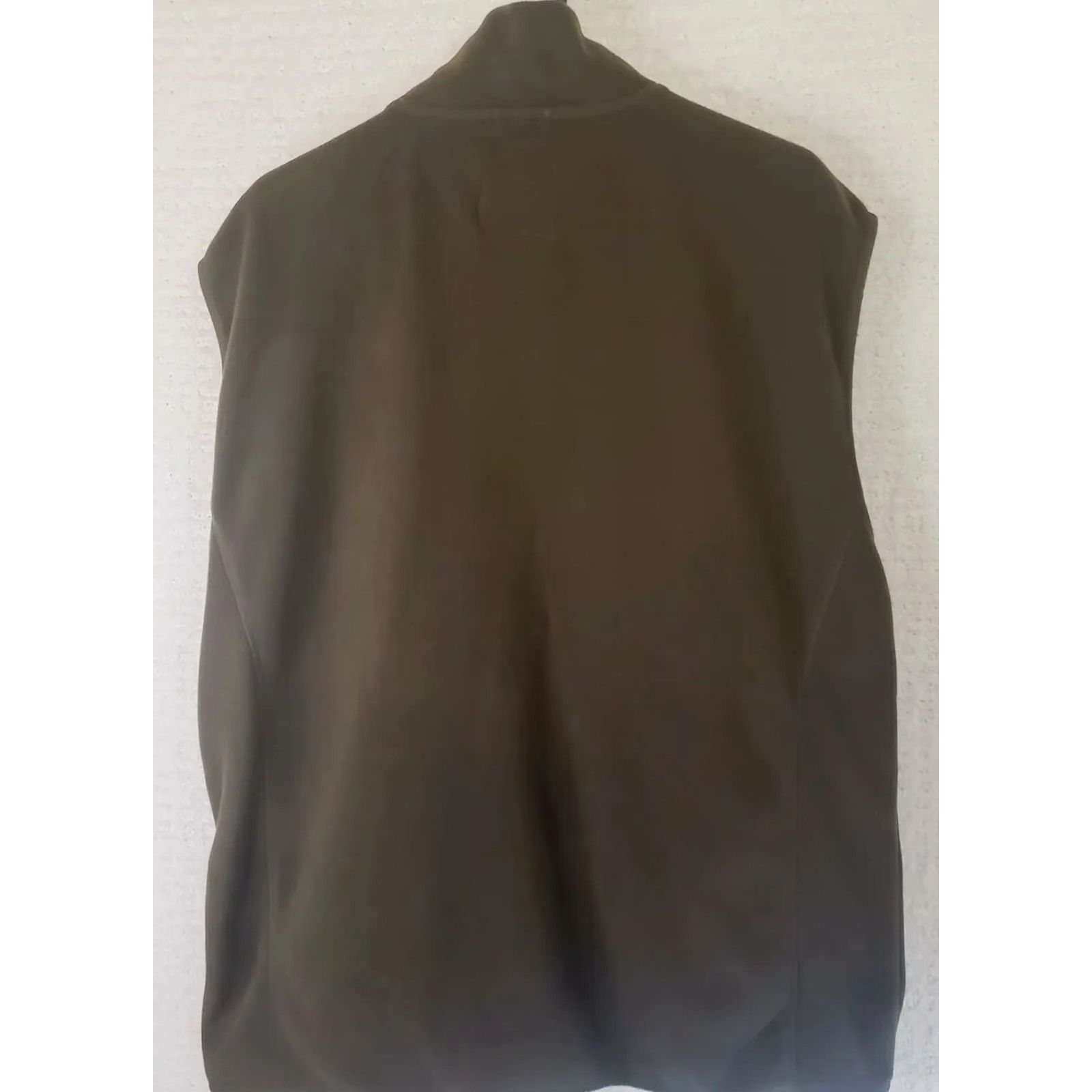 Vintage St. John's Bay Vest Mens XL Outerwear Brown/Green Fleece Full Zip Outdoor Solid Jacket/Coat Size US XL / EU 56 / 4 - 7 Thumbnail