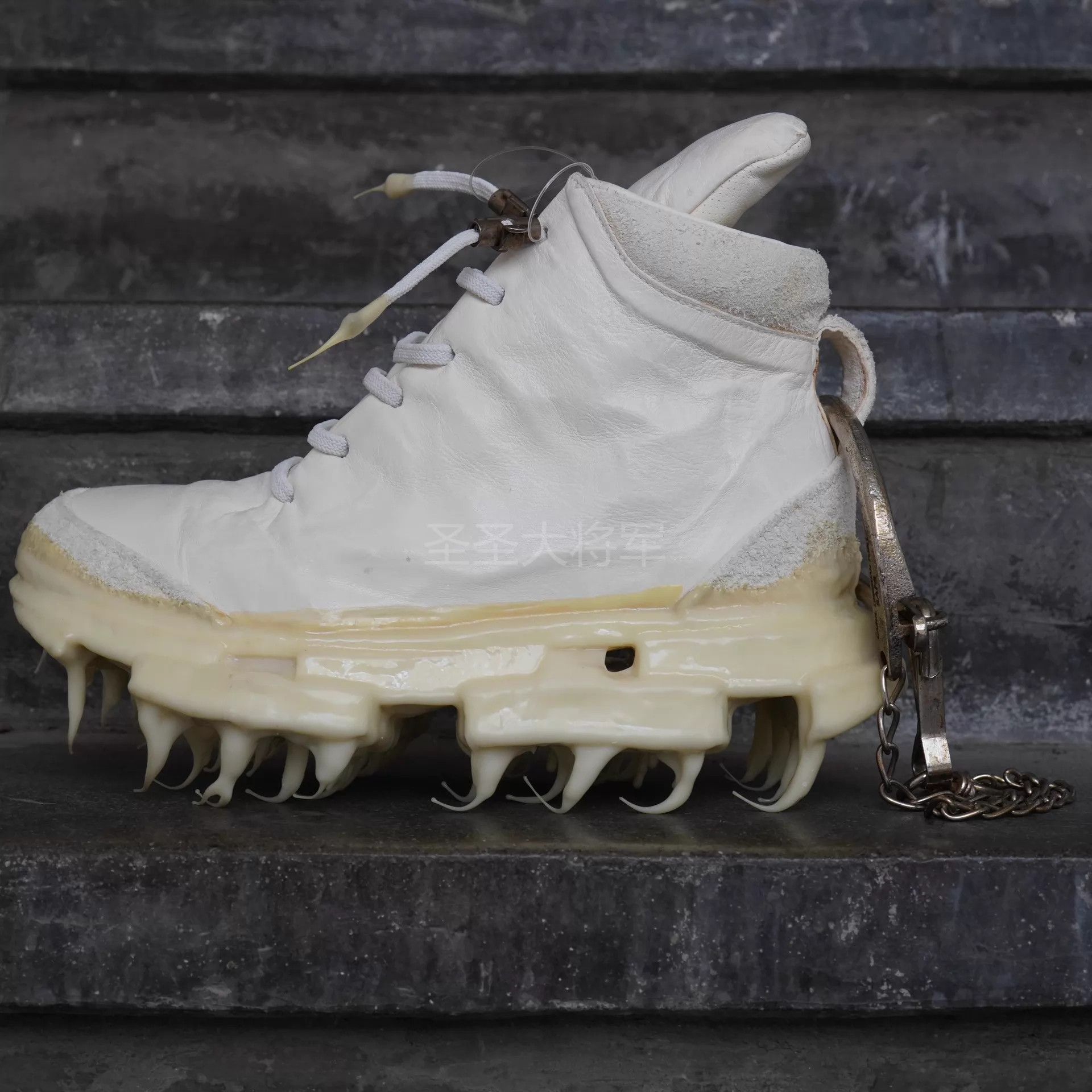 Carol Christian Poell CCP Classic Cream Kangaroo Leather Soled Boots US 6 Size US 6 / EU 39 - 1 Thumbnail