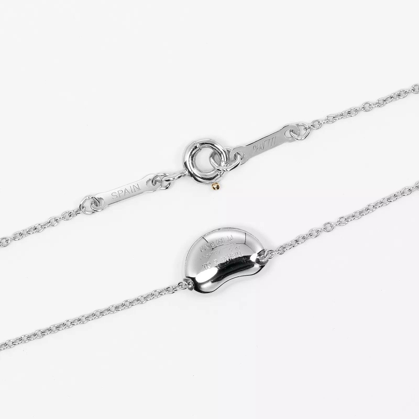 Tiffany & Co. TIFFANY&Co. Bean Necklace Pt950Platinum/Pave diamond Size ONE SIZE - 3 Thumbnail