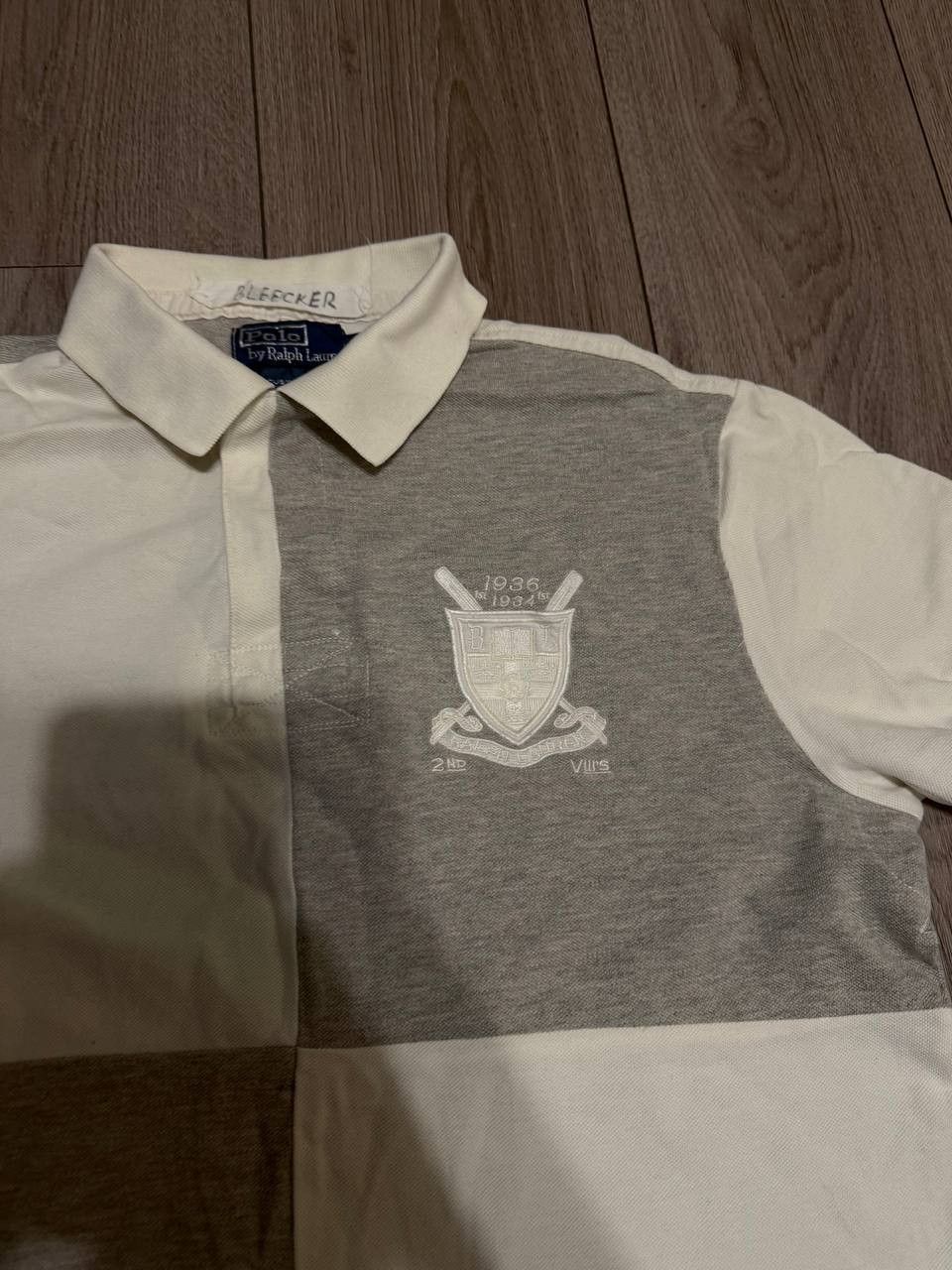 Polo Ralph Lauren Polo Ralph Lauren Polo Shirt Mens Large Gray Crest Rugby Size US L / EU 52-54 / 3 - 8 Thumbnail