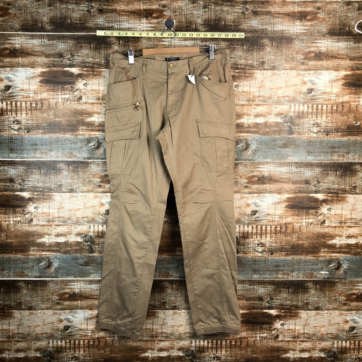 Japanese Brand TK Brown utility tactical Cargo Multipocket Pants #A2417 Size US 32 / EU 48 - 1 Thumbnail