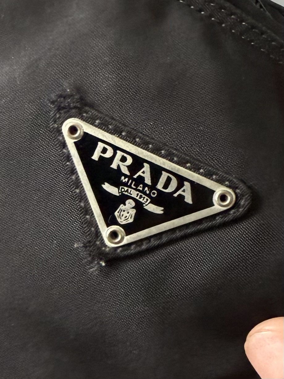 Prada Vintage Prada Medium Black Crossbody Sling Bag Size ONE SIZE - 8 Thumbnail