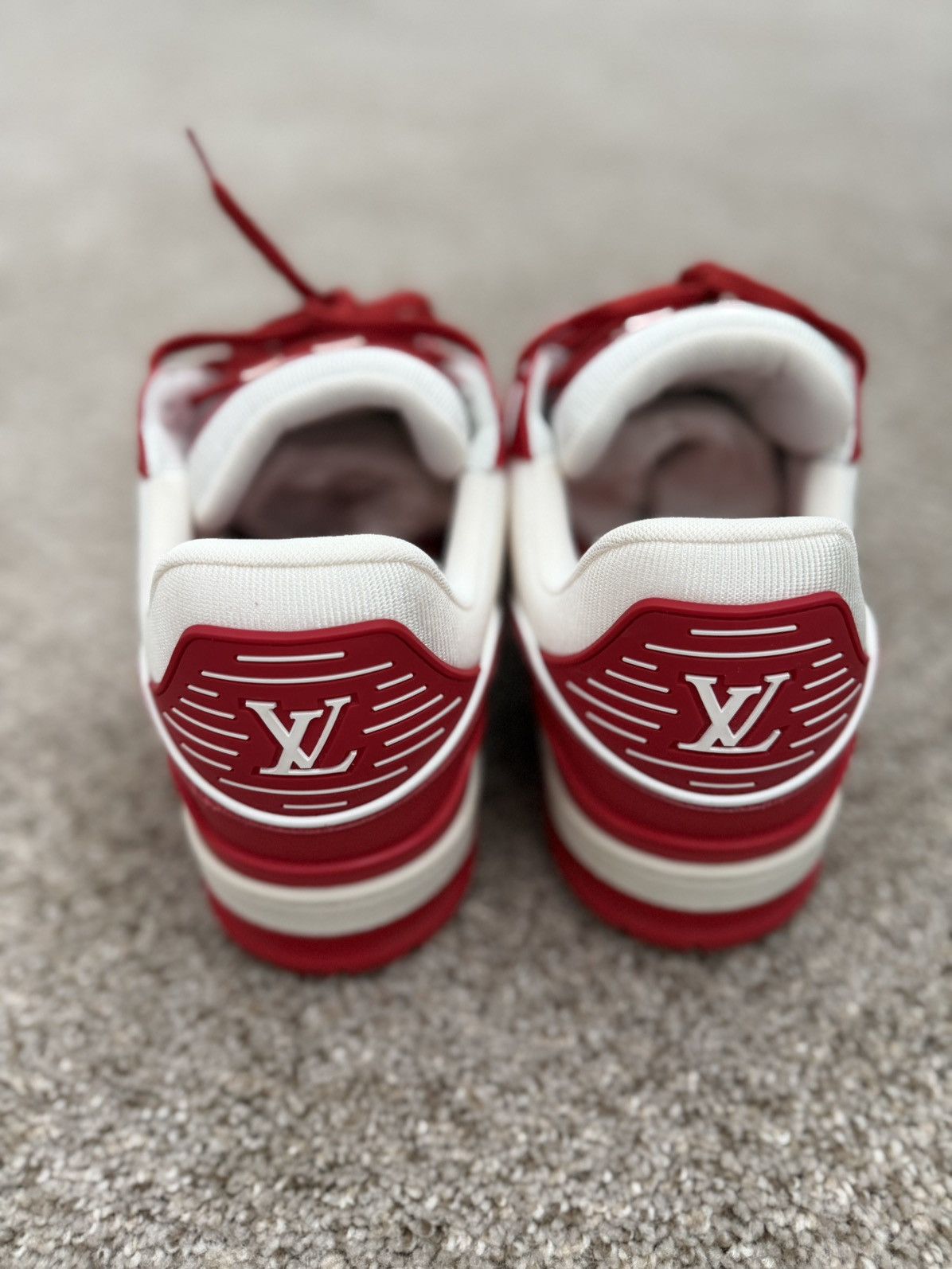 Louis Vuitton Louis Vuitton Trainer “Product Red” Size US 8.5 / EU 41-42 - 7 Thumbnail
