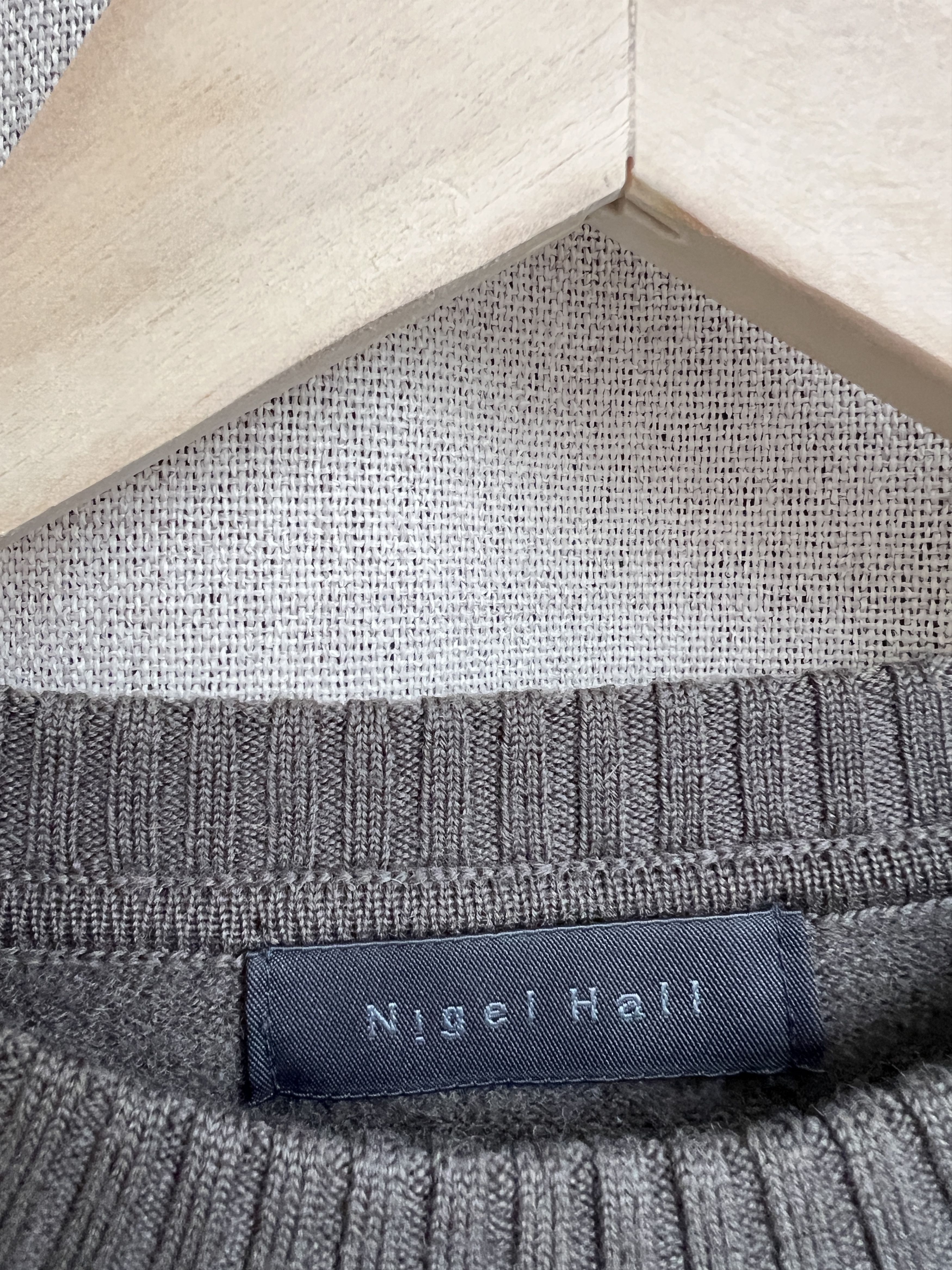 Vintage Nigel Hall Raw Wool Sweater Avant Garde Style Size US S / EU 44-46 / 1 - 8 Thumbnail