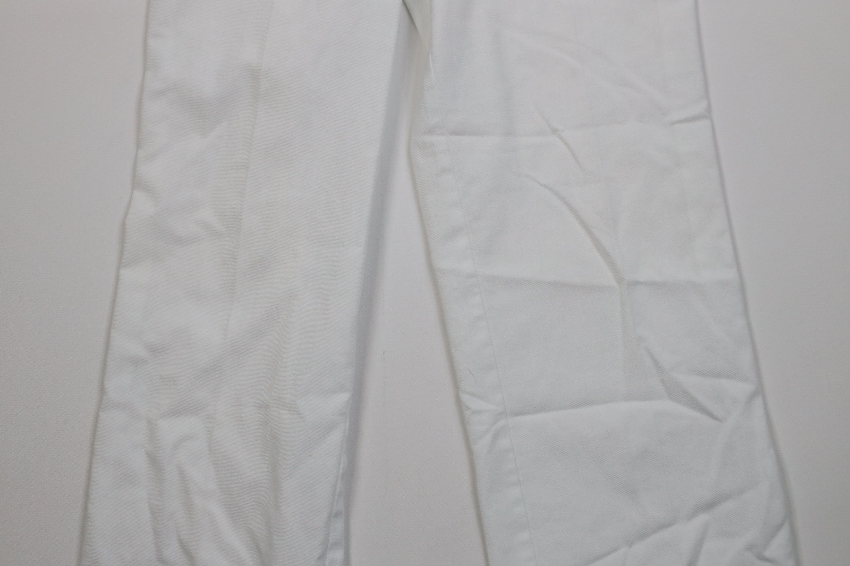 Vintage Vintage 70s Streetwear Flared Wide Leg Chino Pants White USA Size 25" / US 0 / IT 36 - 3 Thumbnail