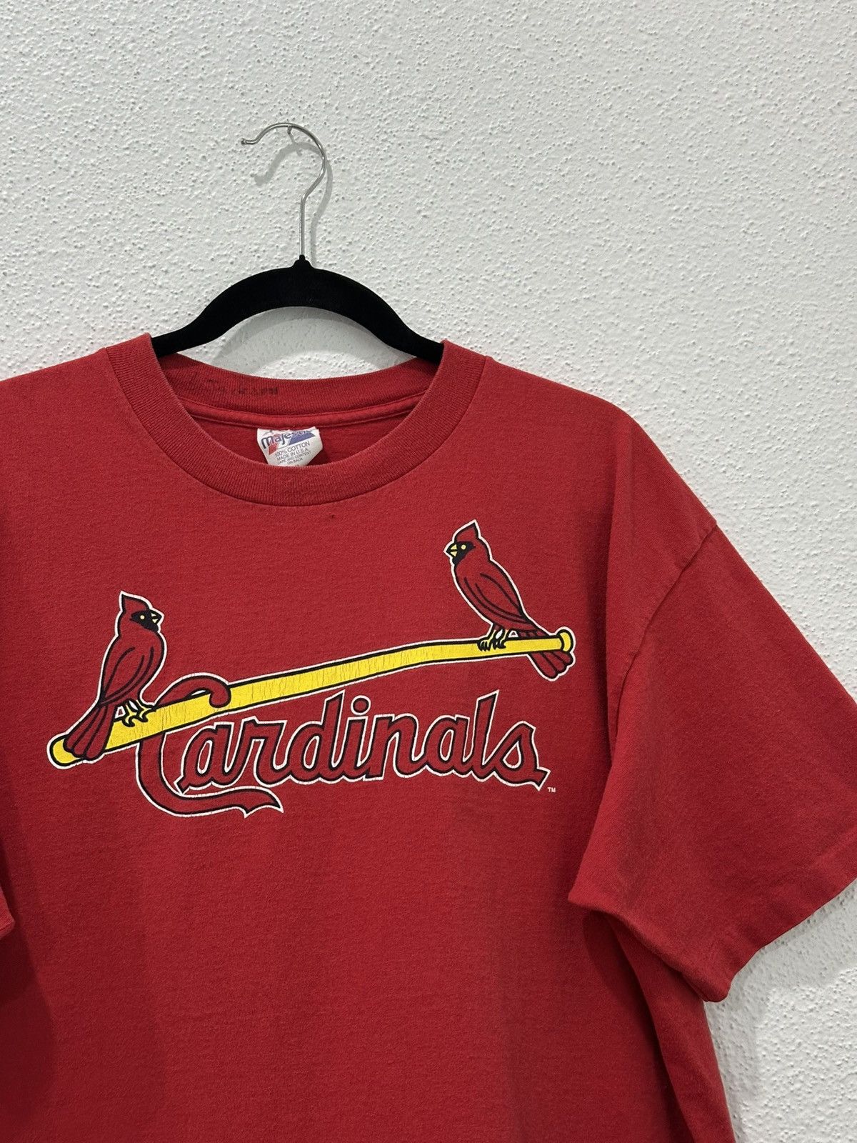 Majestic Vintage 90s St. Louis Cardinals Tshirt MLB Majestic Size XL Size US XL / EU 56 / 4 - 2 Thumbnail