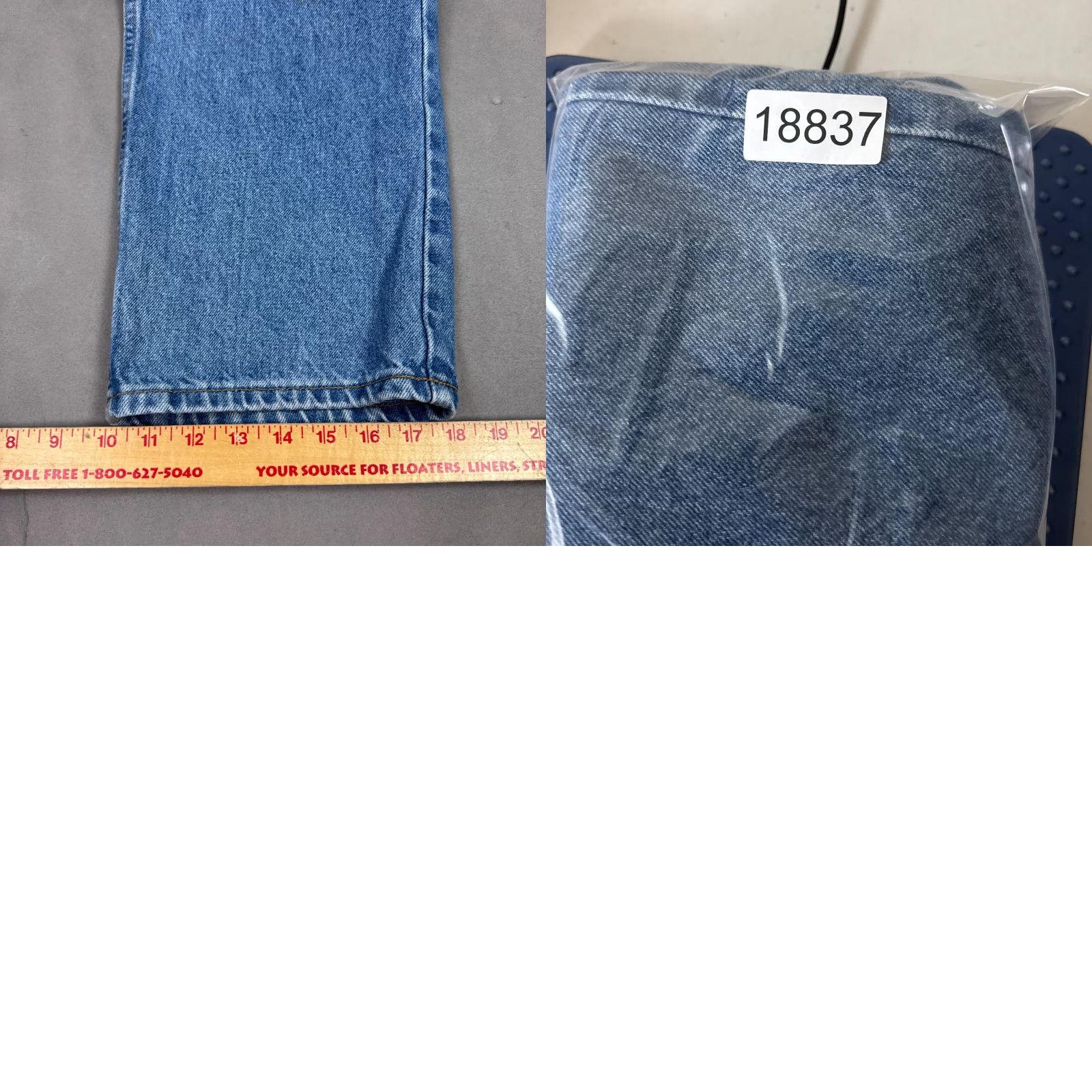 Levi's VINTAGE Levi's Jeans Mens 36x30 Blue 90s Orange Tab 619 Denim Pants Jeans Size US 38 / EU 54 - 10 Thumbnail
