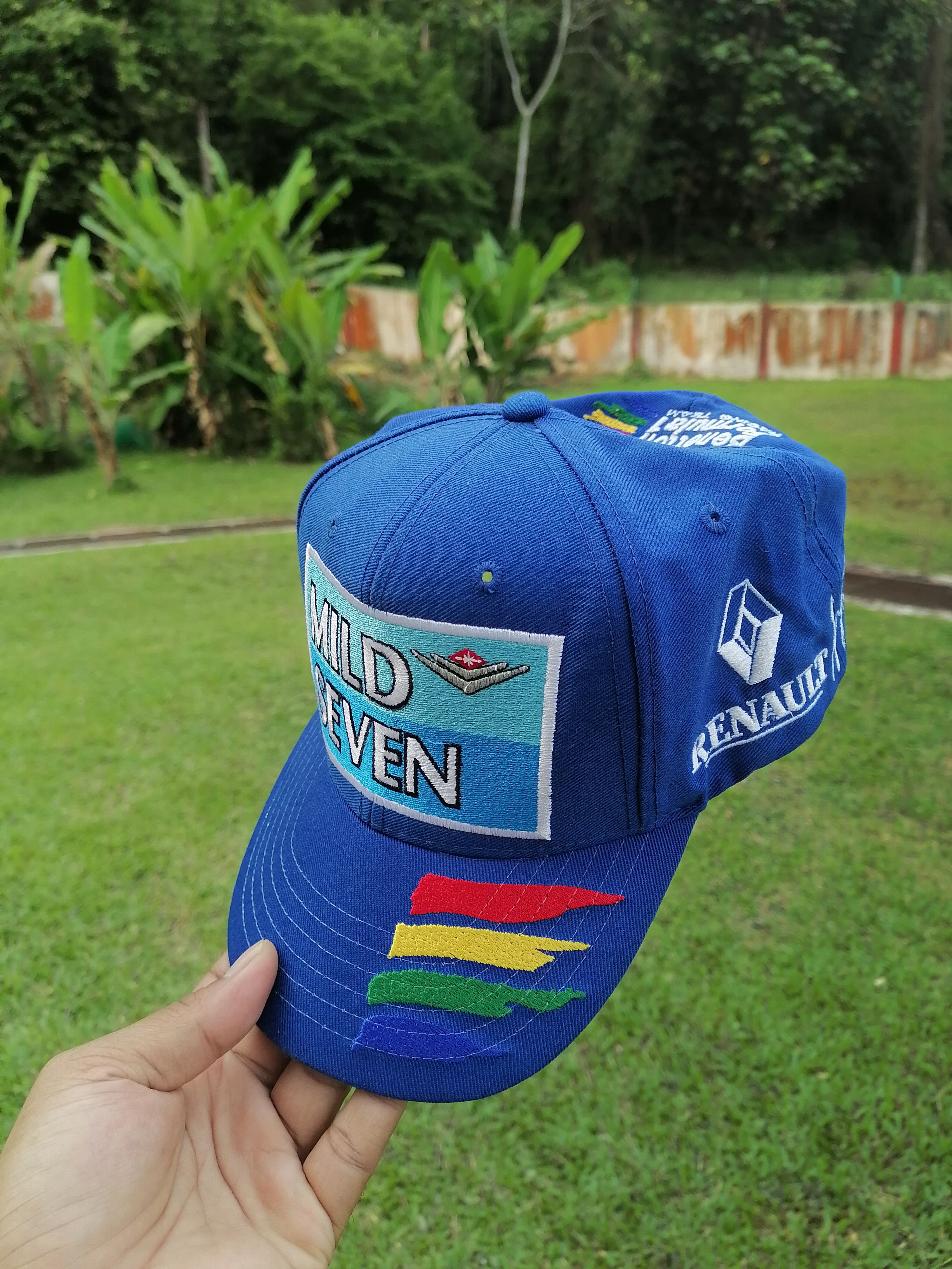 Sports Specialties Vintage UCB Formula 1 Racing Team Renault (Mild Seven) Cap Size ONE SIZE - 1 Thumbnail