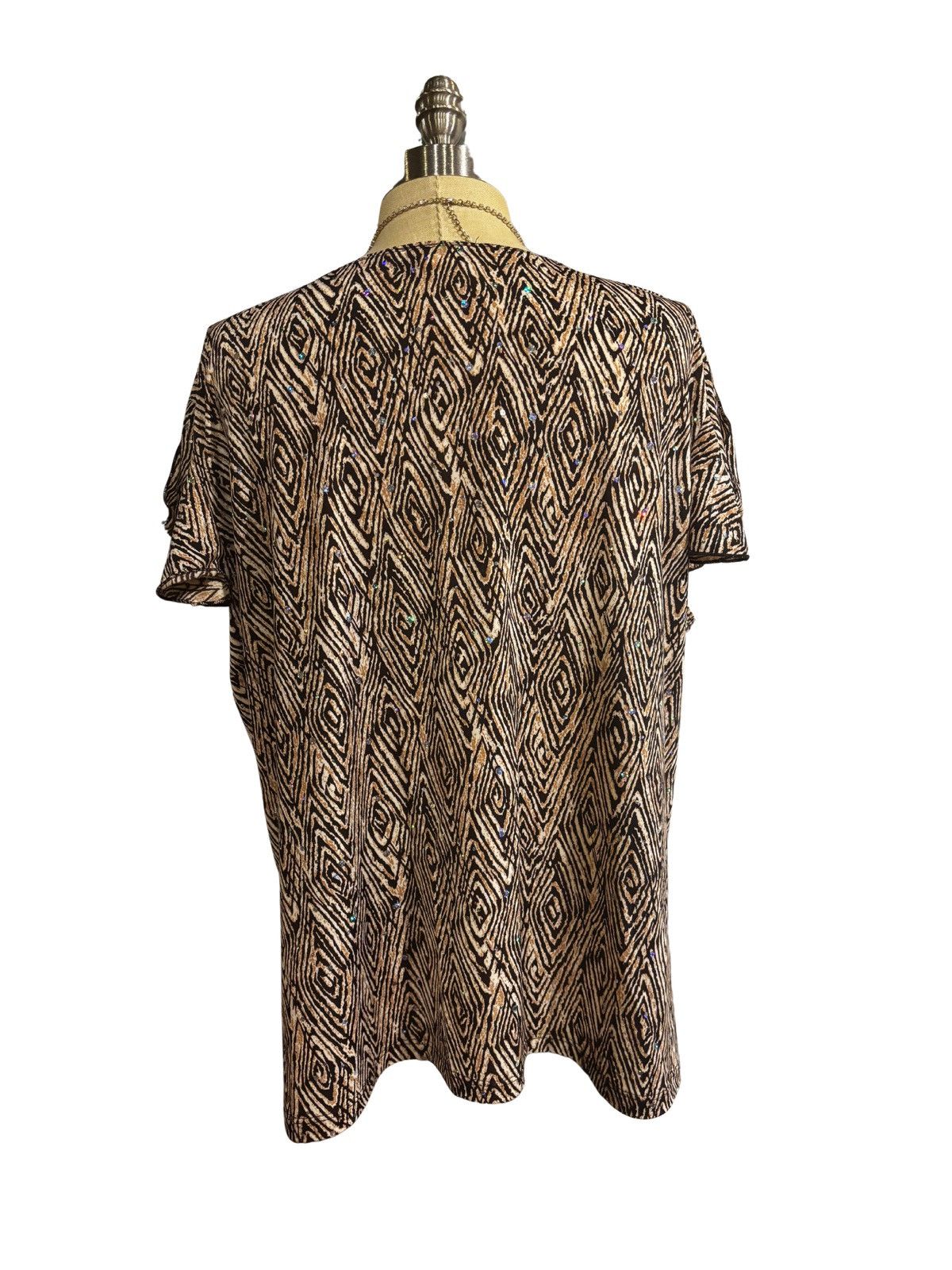 Other Women’s V-neck Top.wt9636 Size XXL / US 16-18 / IT 52-54 - 4 Thumbnail