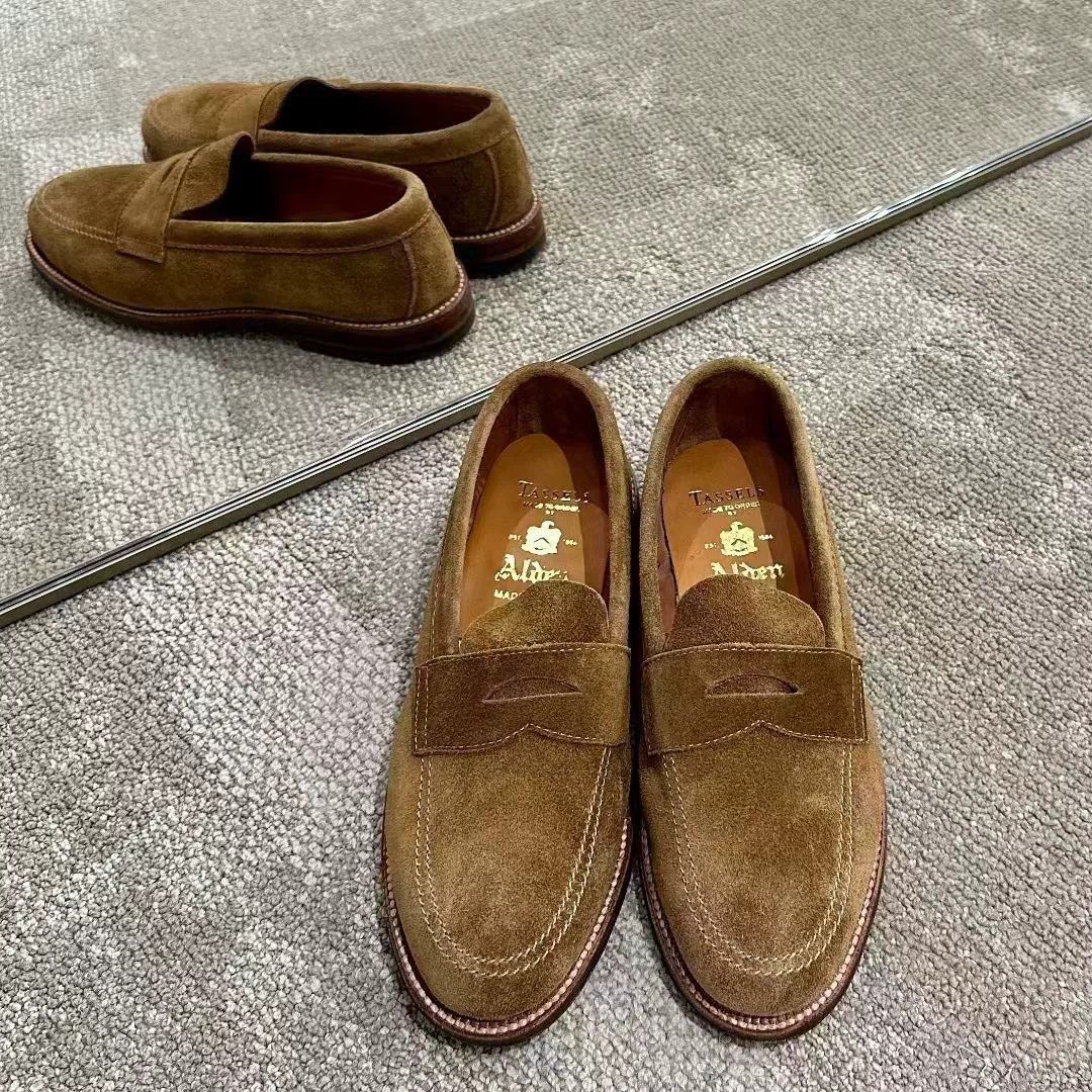 Alden Alden 5735F MTO Penny Loafers Size US 8 / EU 41 - 1 Thumbnail
