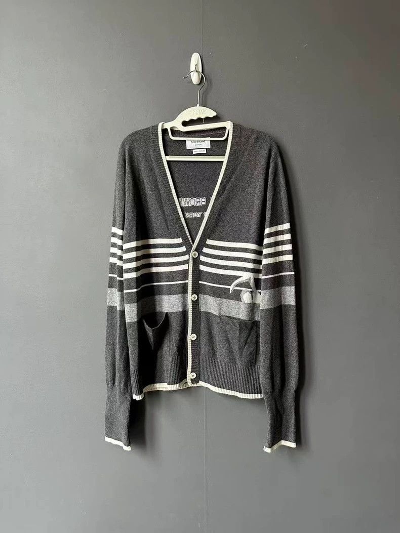 Thom Browne Thom Browne Cashmere cardigan Size US M / EU 48-50 / 2 - 1 Thumbnail