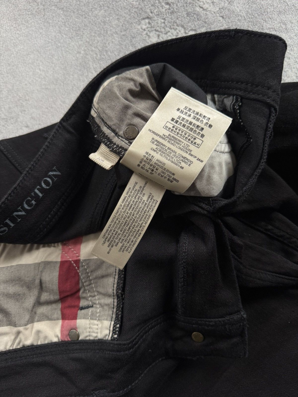 Burberry Burberry Brit Kensington Slim Fit Jeans W32 L34 Check Skinny Size US 32 / EU 48 - 11 Thumbnail