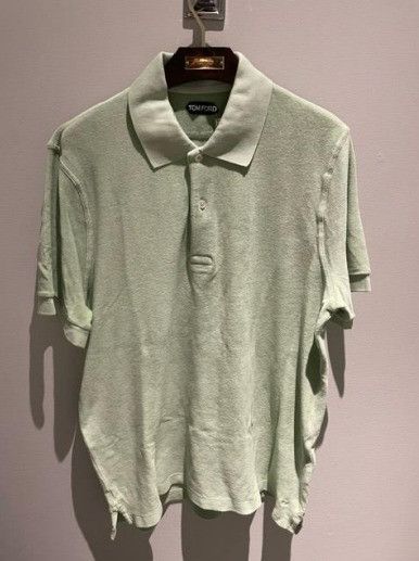 Tom Ford o1w1db10824 Polo Shirt in Light Green Size US M / EU 48-50 / 2 - 1 Preview