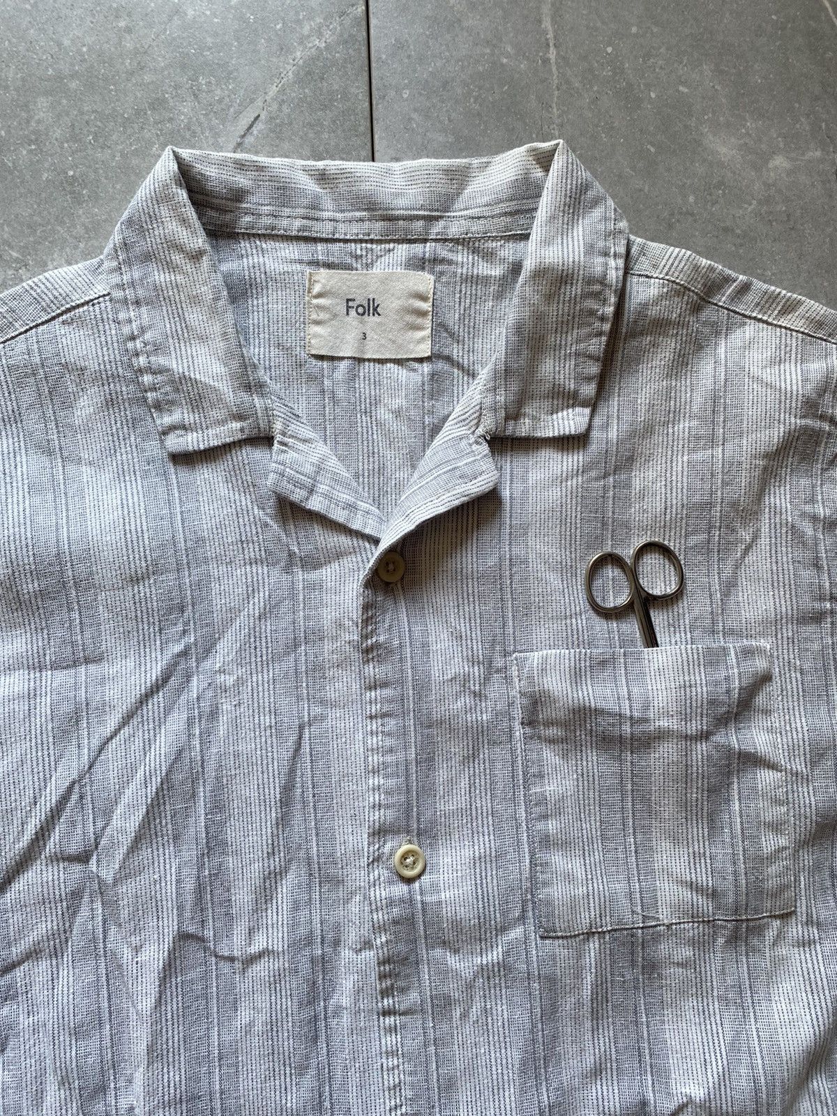 Folk Folk Linen Cotton Short Sleeve Button-Ups Shirt Size US M / EU 48-50 / 2 - 4 Thumbnail