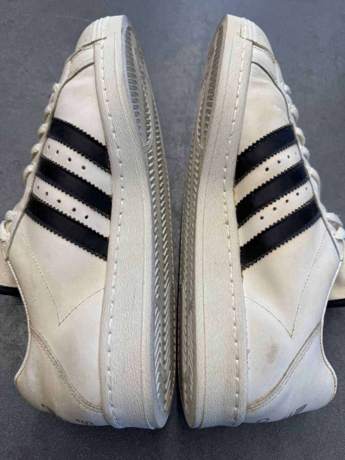 Adidas 1980s Vintage Adidas Superstar Sneakers Made In France Size US 10 / EU 43 - 3 Thumbnail