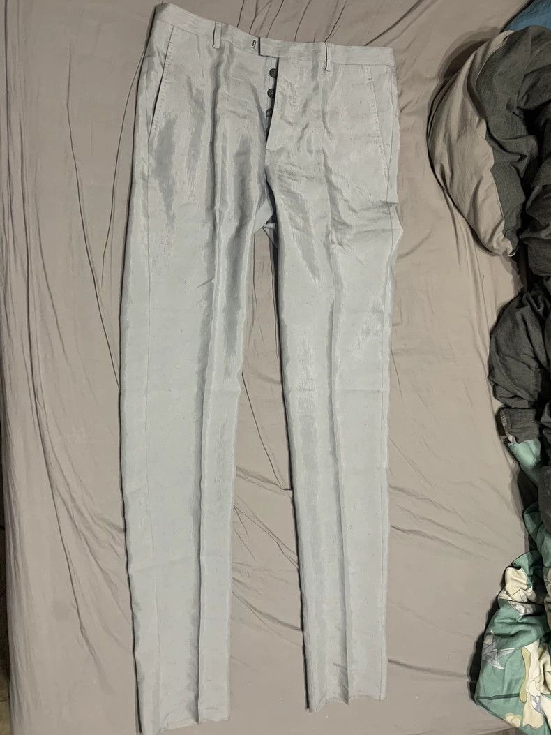 Jil Sander Jil Sander linen blend casual dress pant Size 32" / US 10 / IT 46 - 1 Thumbnail