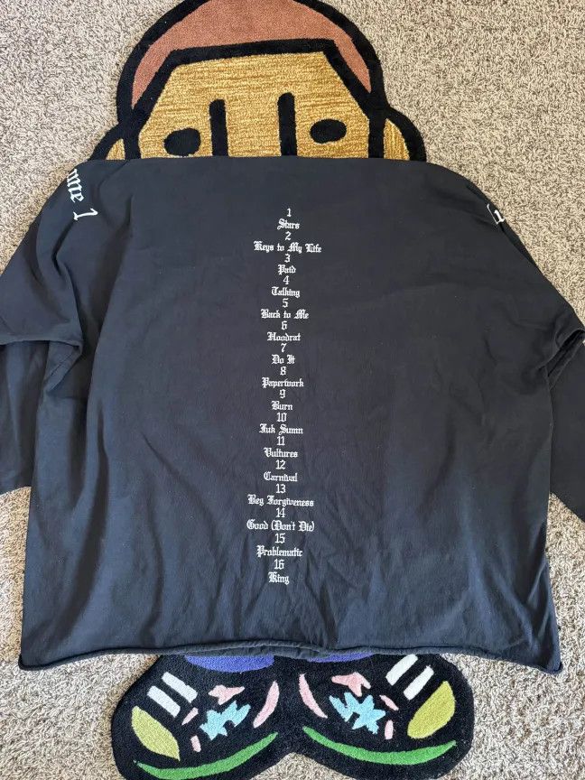 Kanye West Vultures Long Sleeve Tee Size US XL / EU 56 / 4 - 2 Thumbnail