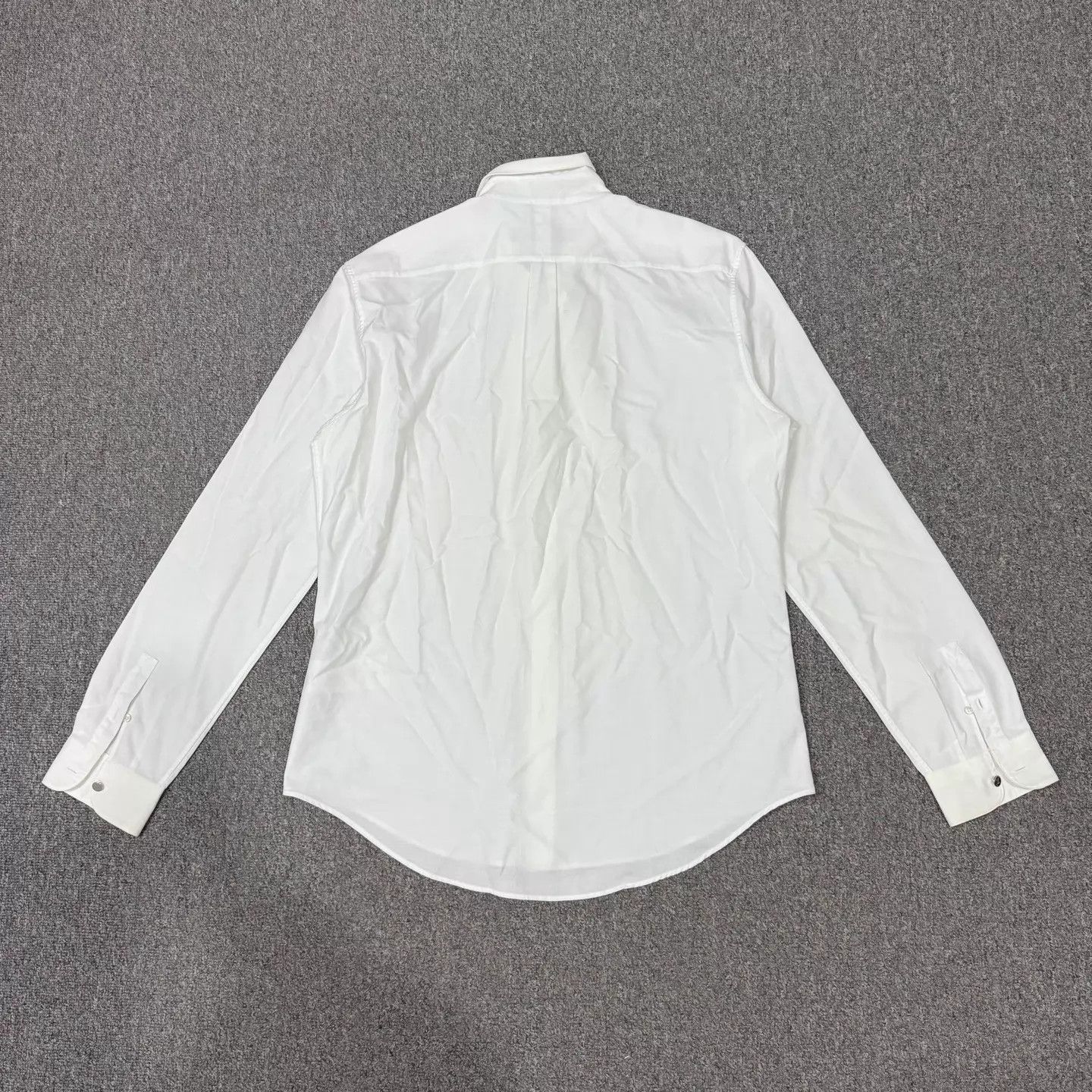 Louis Vuitton LV White Embroidered Logo LS Shirt XL 95 New Size XL / US 12-14 / IT 48-50 - 2 Thumbnail