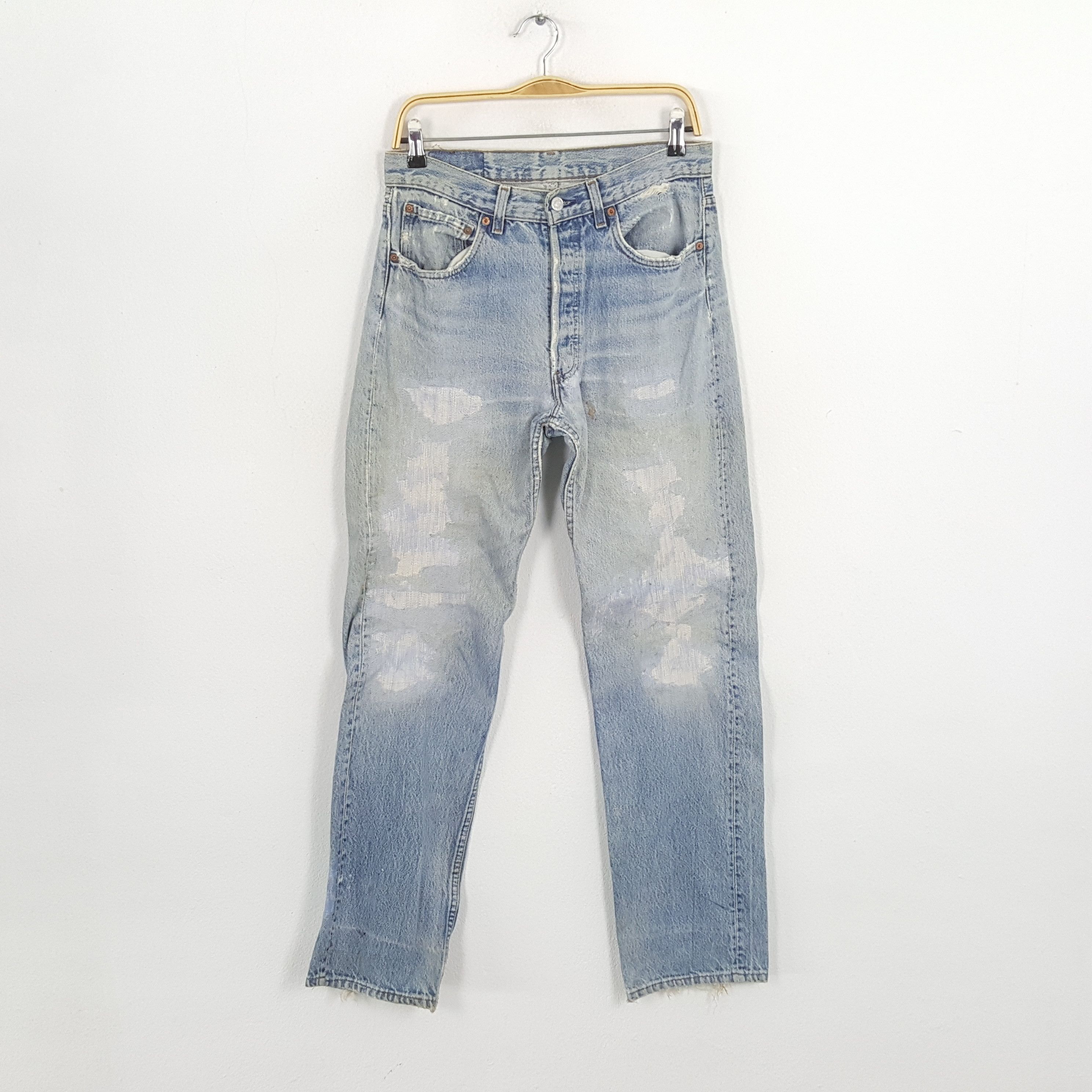 Levi's × Levi's Vintage Clothing × Vintage Vintage LEVI'S Kurt Cobain Distressed Style Denim Jeans Size US 30 / EU 46 - 1 Thumbnail