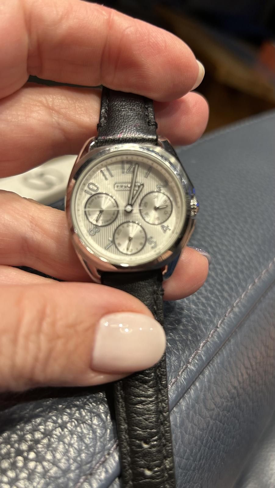 Coach Women's Leather Strap Watch