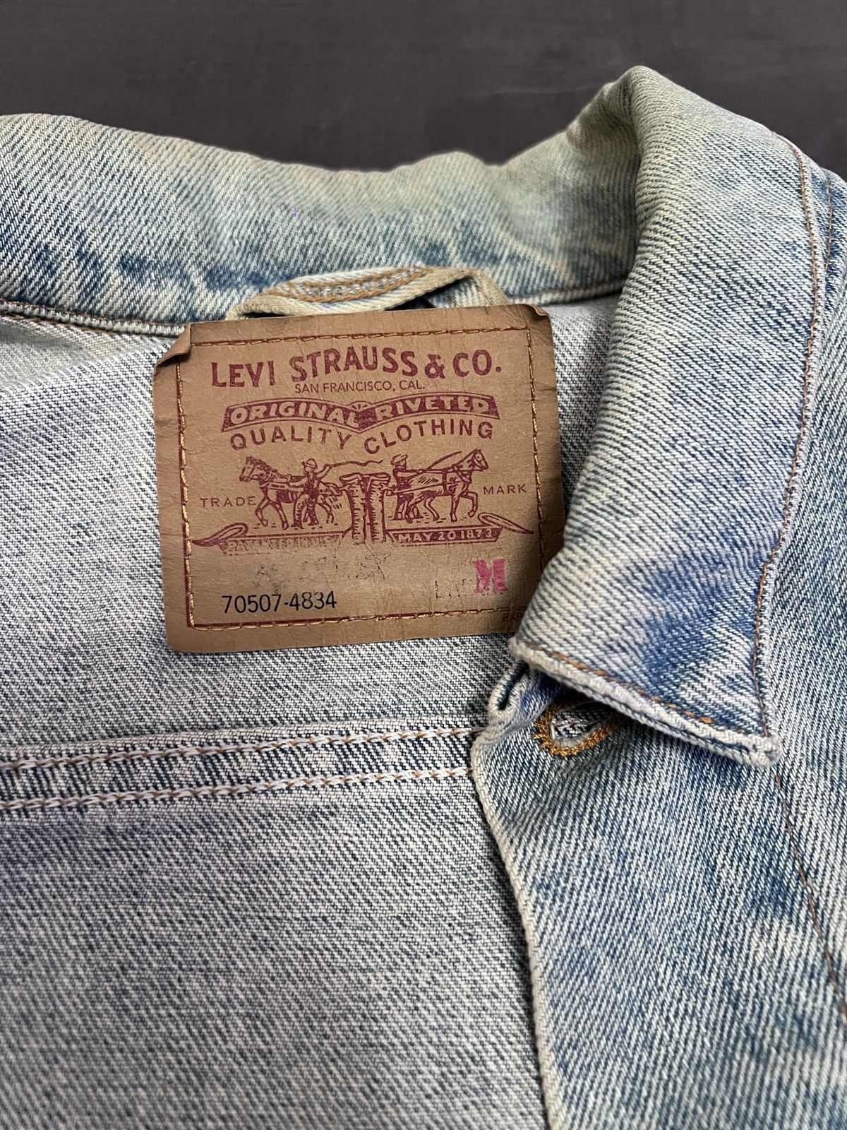 Levi's Vintage Clothing levi authorized vintage denim jacket Size US M / EU 48-50 / 2 - 4 Thumbnail