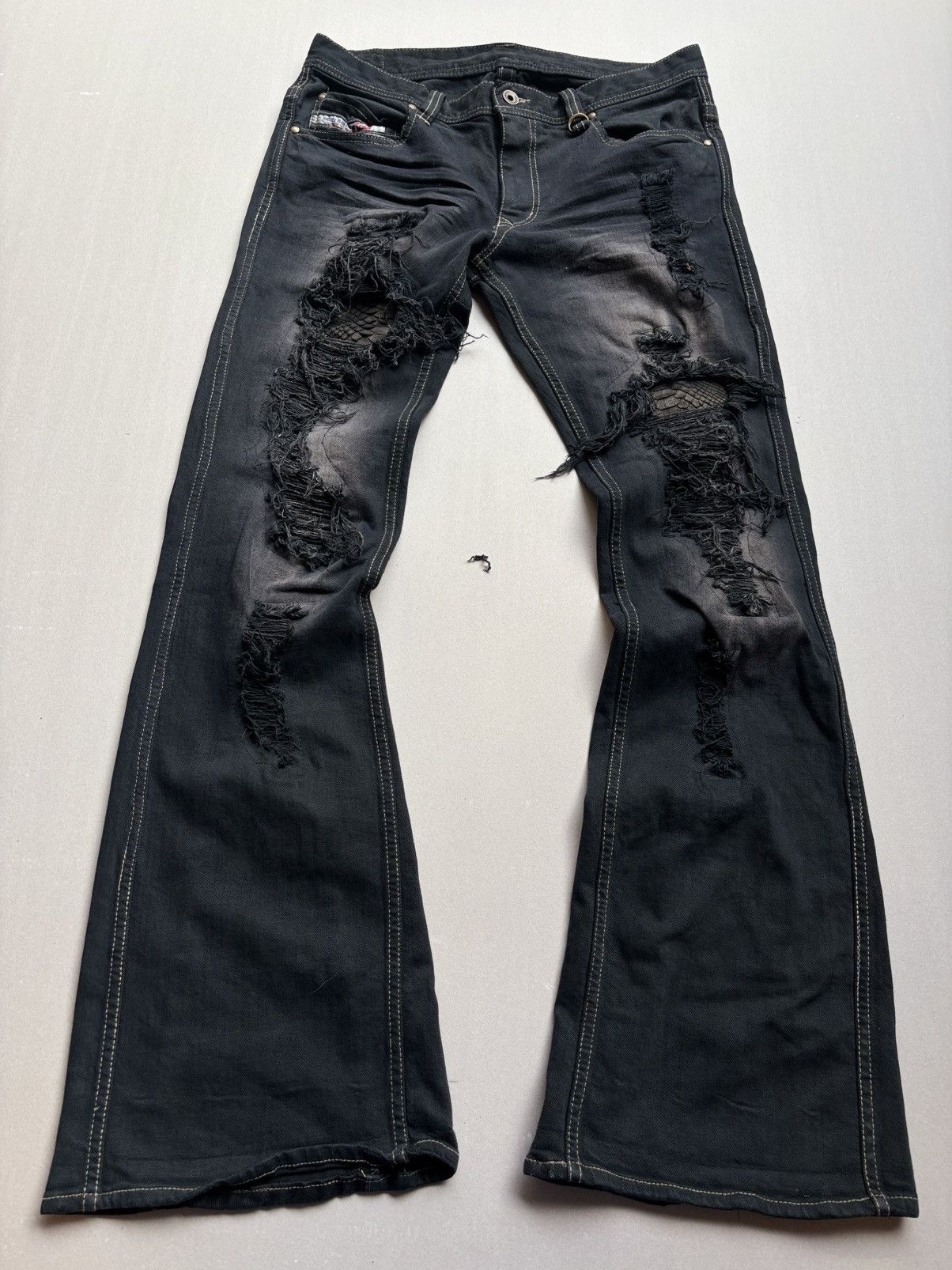 Lace up flare jeans LHSIZE30