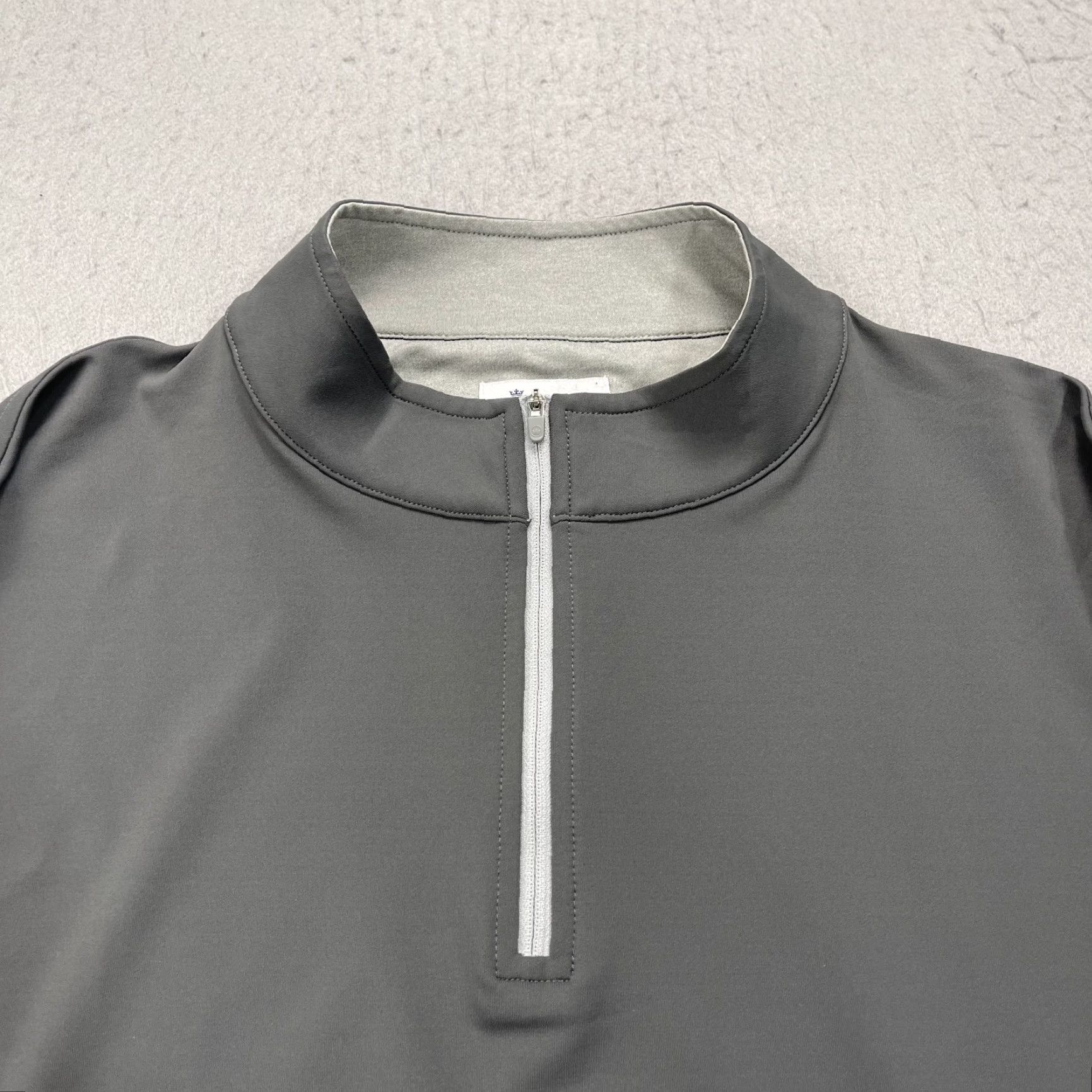 Peter Millar Peter Millar Jacket Mens 2XL Gray Stretch Perth Performance Golf 1/4 Quarter Zip Shirt Mens 2XL Gray Stretch Perth Sports Golf Size US XXL / EU 58 / 5 - 2 Thumbnail
