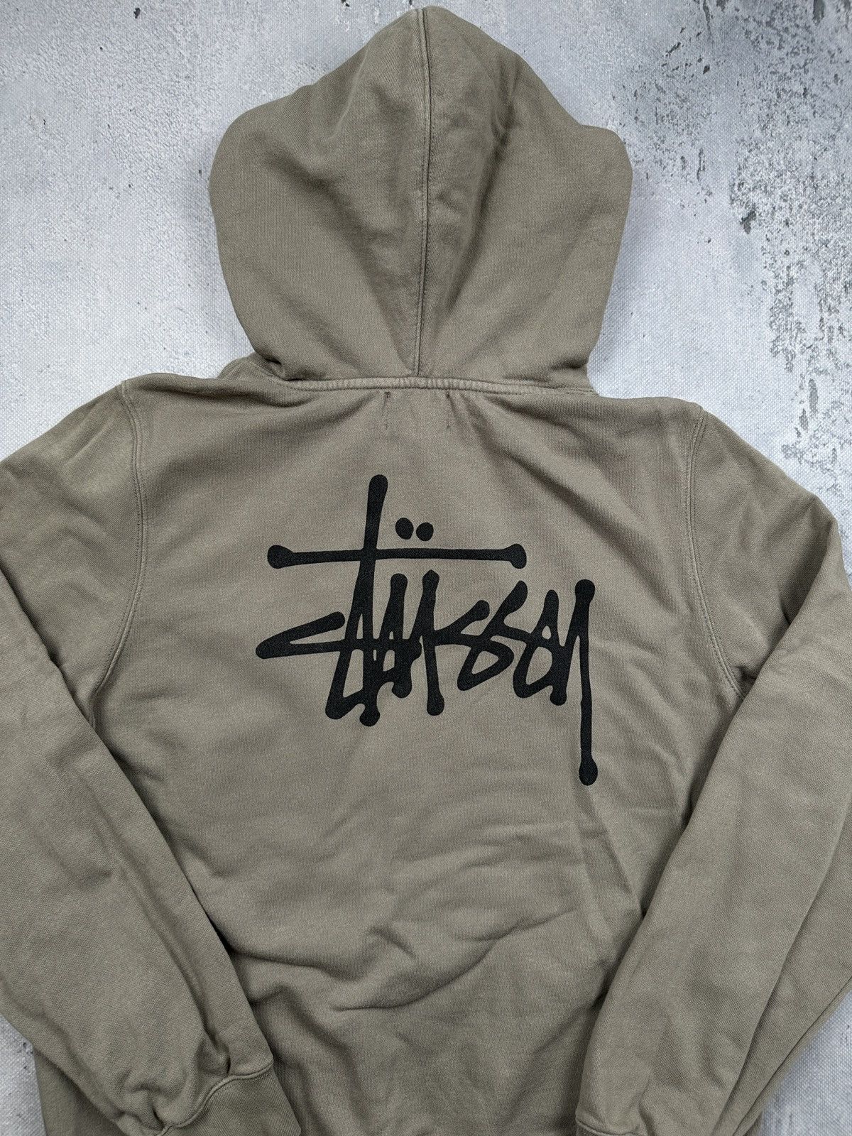 Stussy Stussy Classic Logo Hoodie Beige Streetwear Essential Y2K Size US S / EU 44-46 / 1 - 8 Thumbnail