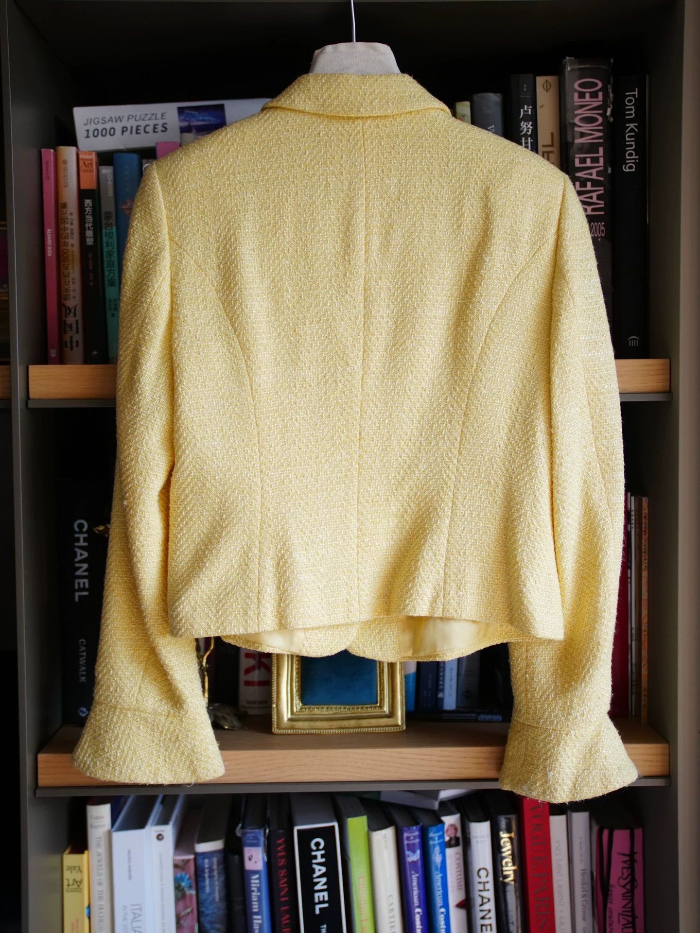 Escada Escada Vintage Pale Yellow Flared Sleeve Blazer 40 Size S / US 4 / IT 40 - 6 Thumbnail