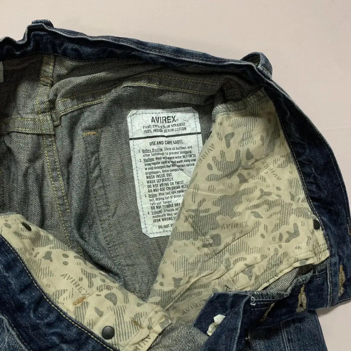 Avirex Avirex Jean Nice Fading Denim W32 L32 Distressed Ripped Pant Size US 32 / EU 48 - 9 Thumbnail